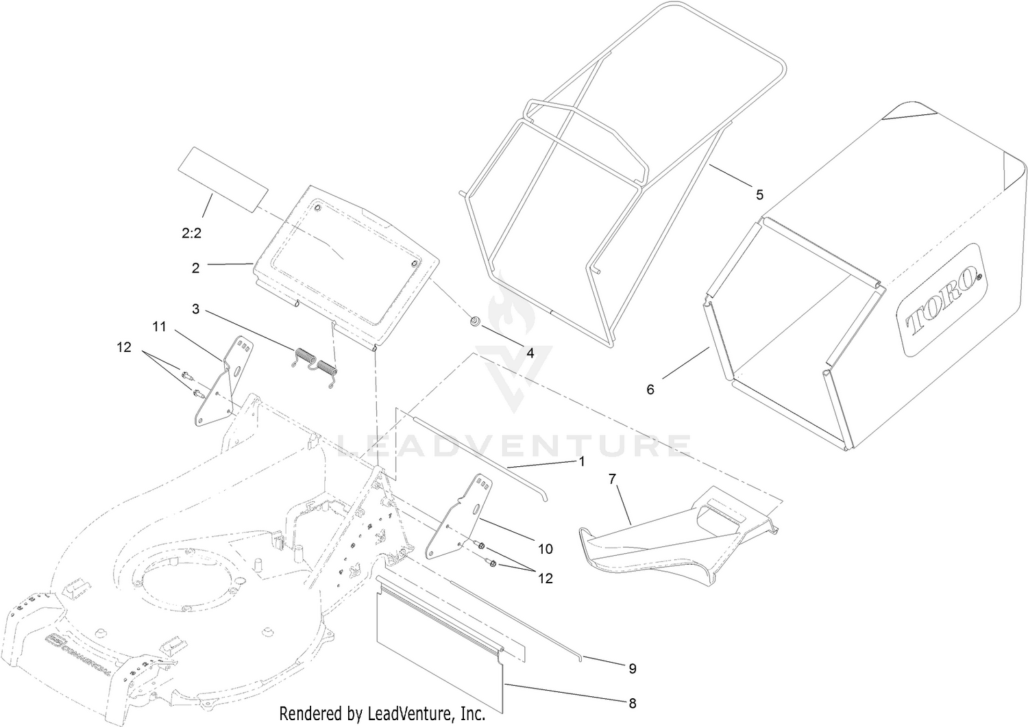 Grass Bag Assembly
