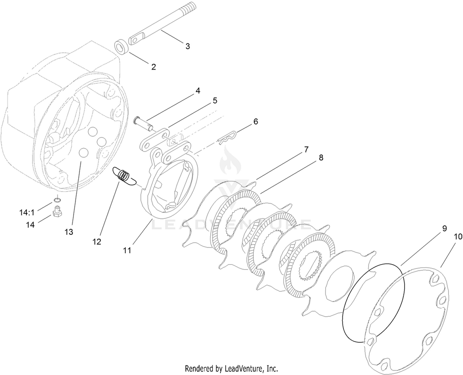 Brake Assembly No. 119-8259