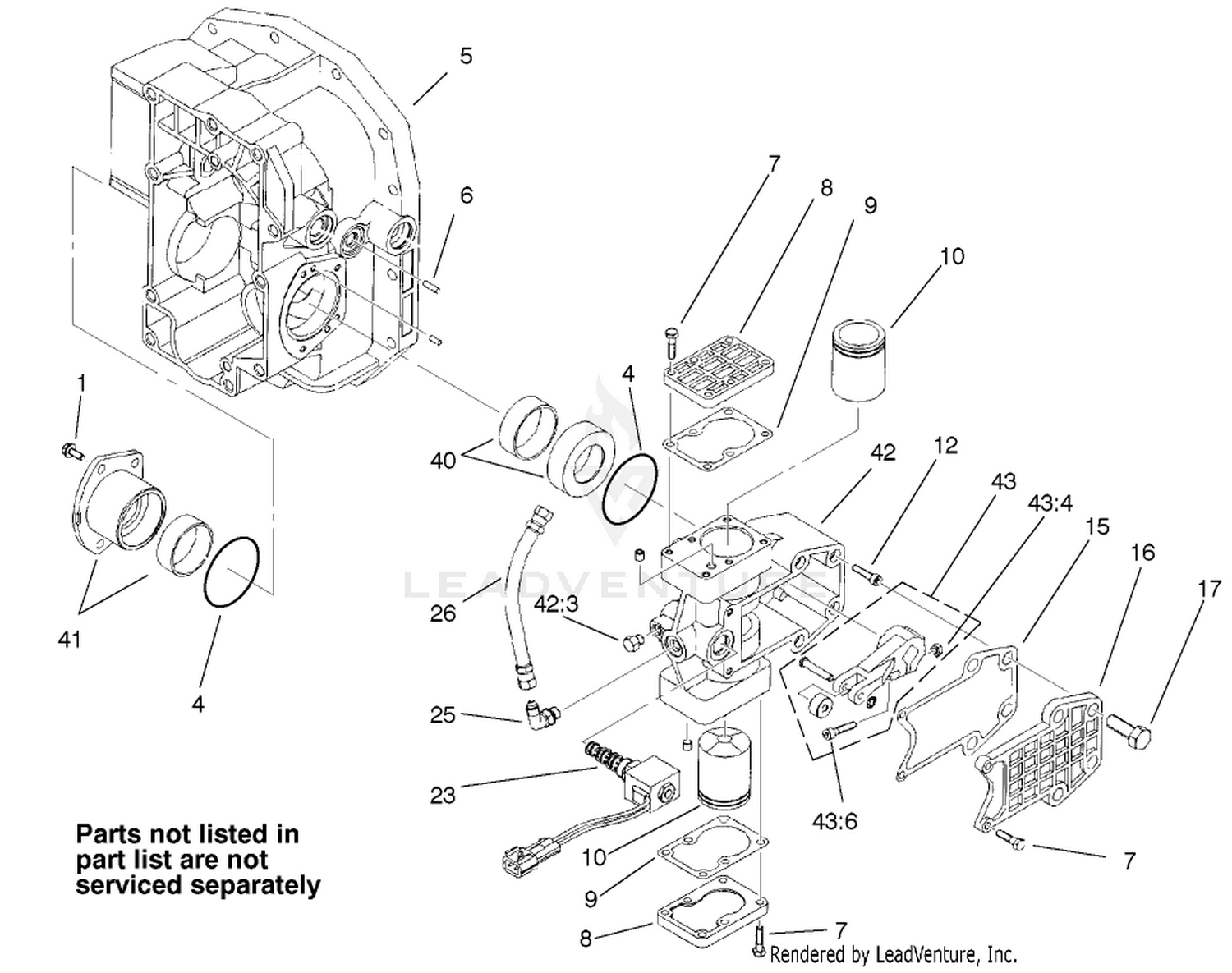 Front Axle Cover Assembly No. 95-2630