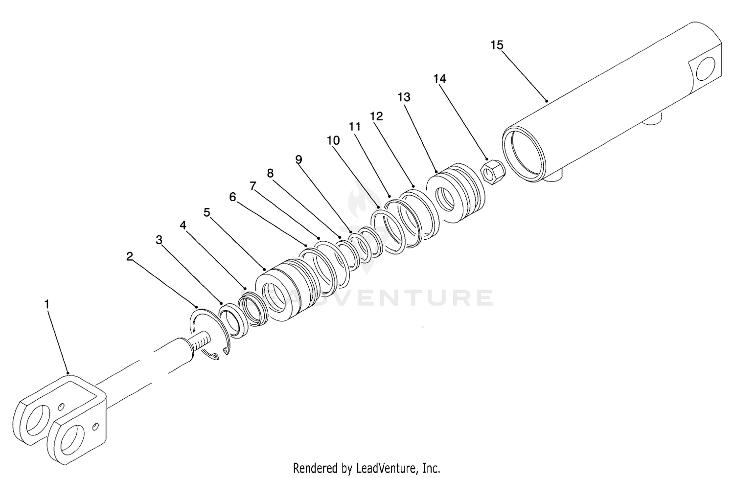 Hydraulic Cylinder No. 86-5580