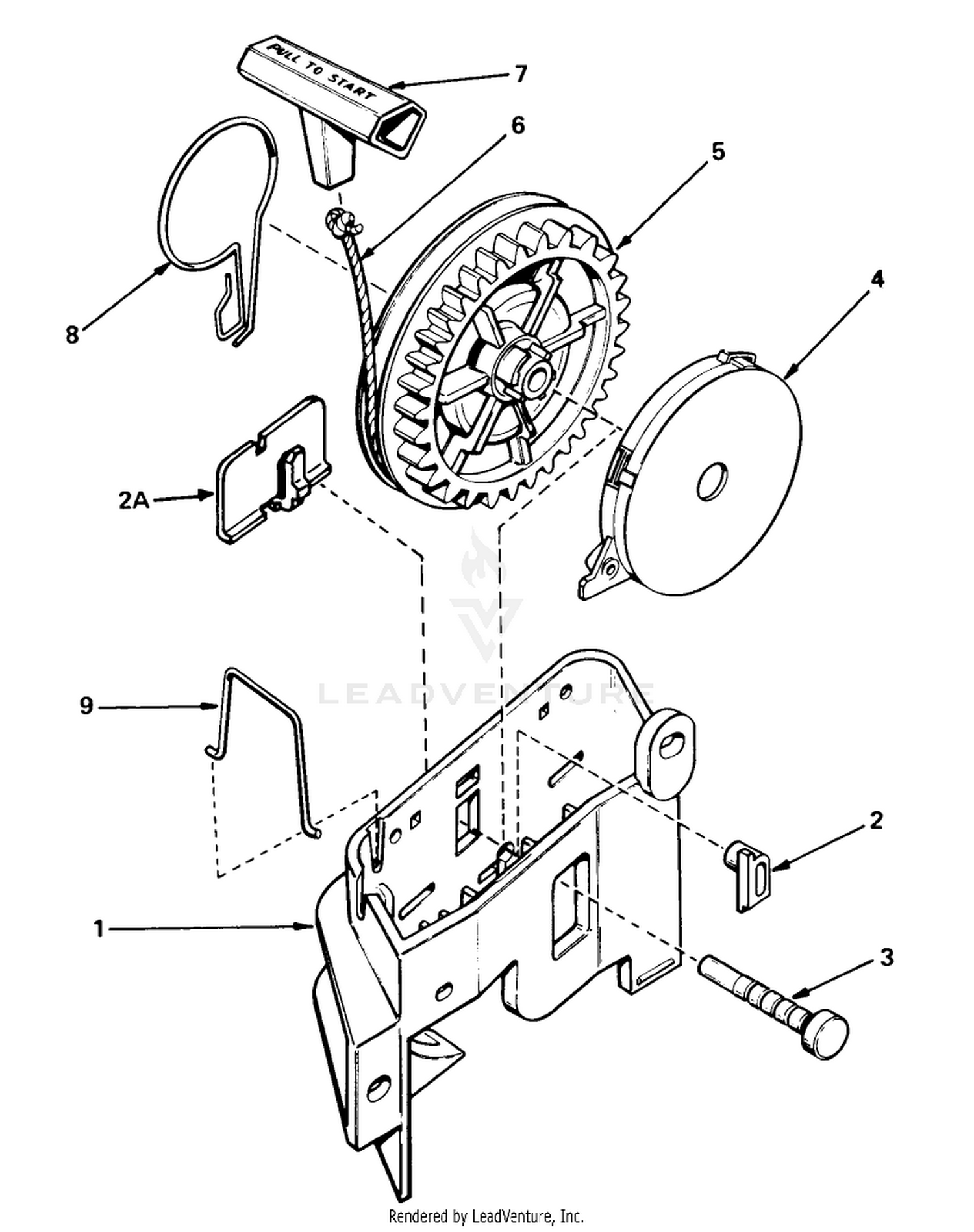 Rewind Starter No. 590531