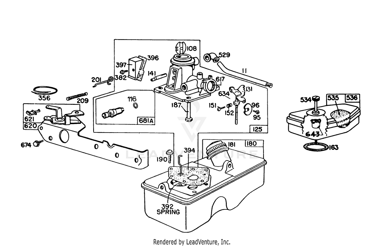 Carburetor Assembly Model 93508-0193-02