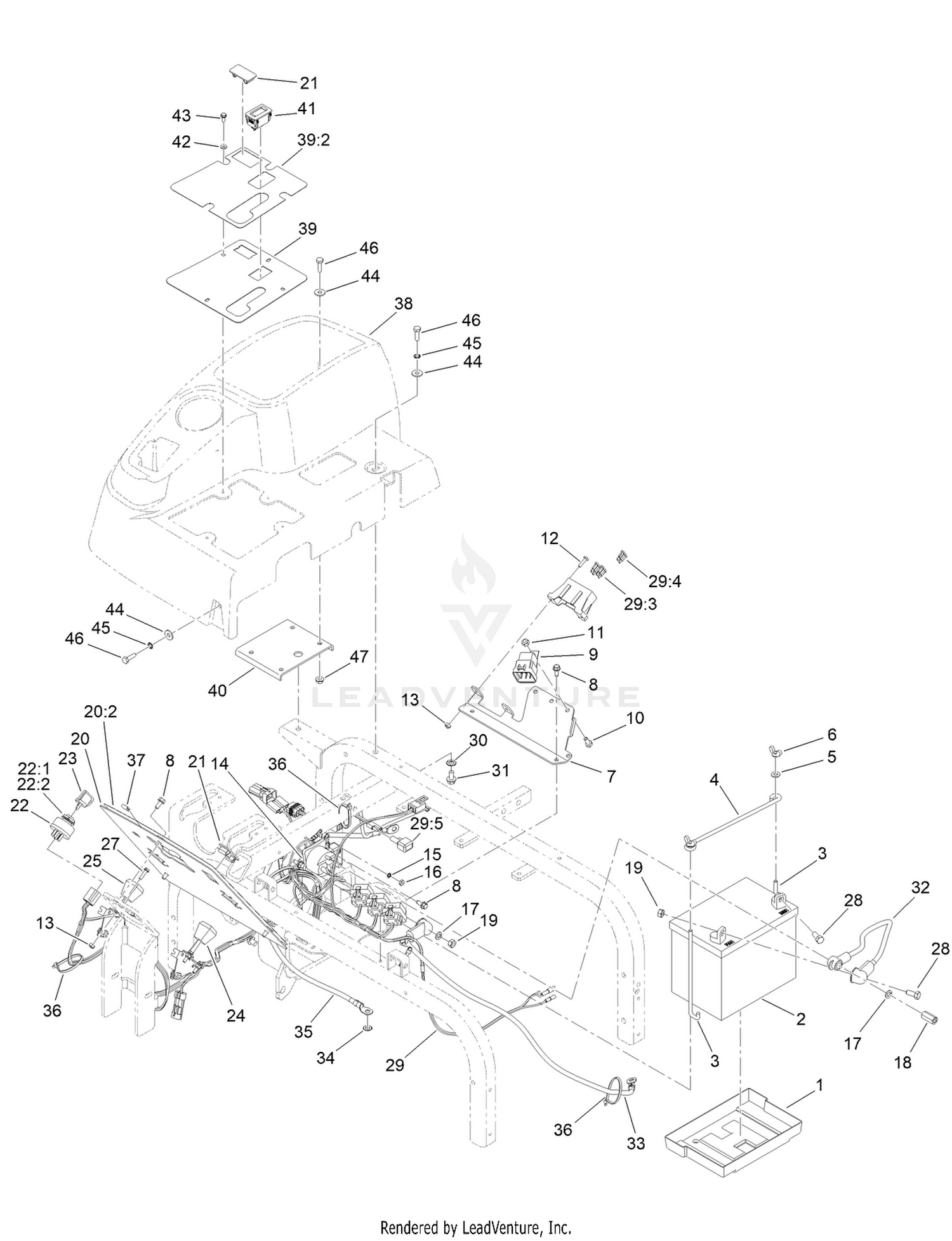 Electrical and Console Assembly