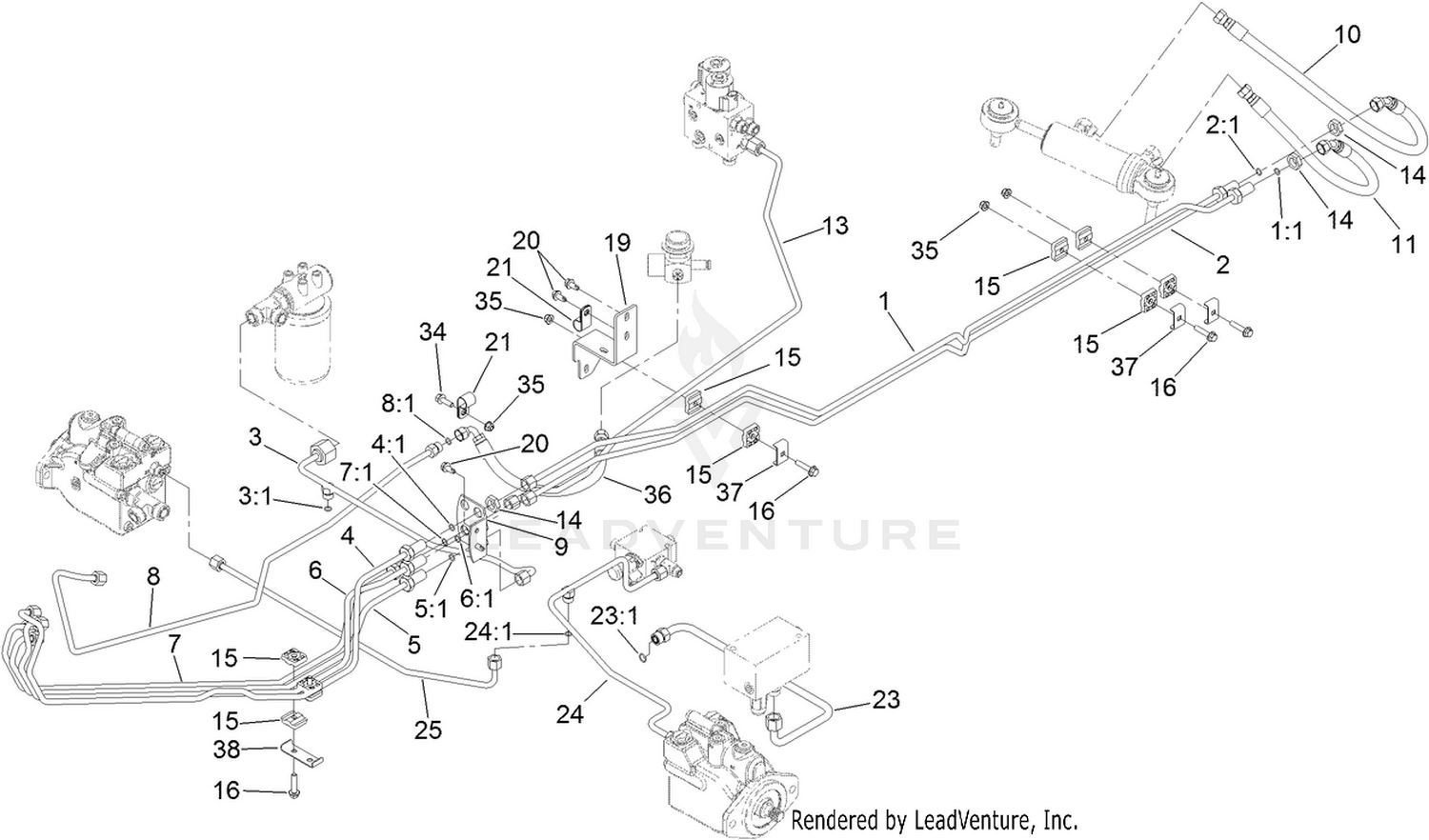 Steering Hydraulic Assembly