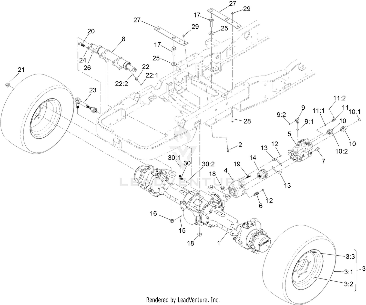 Front Axle Assembly
