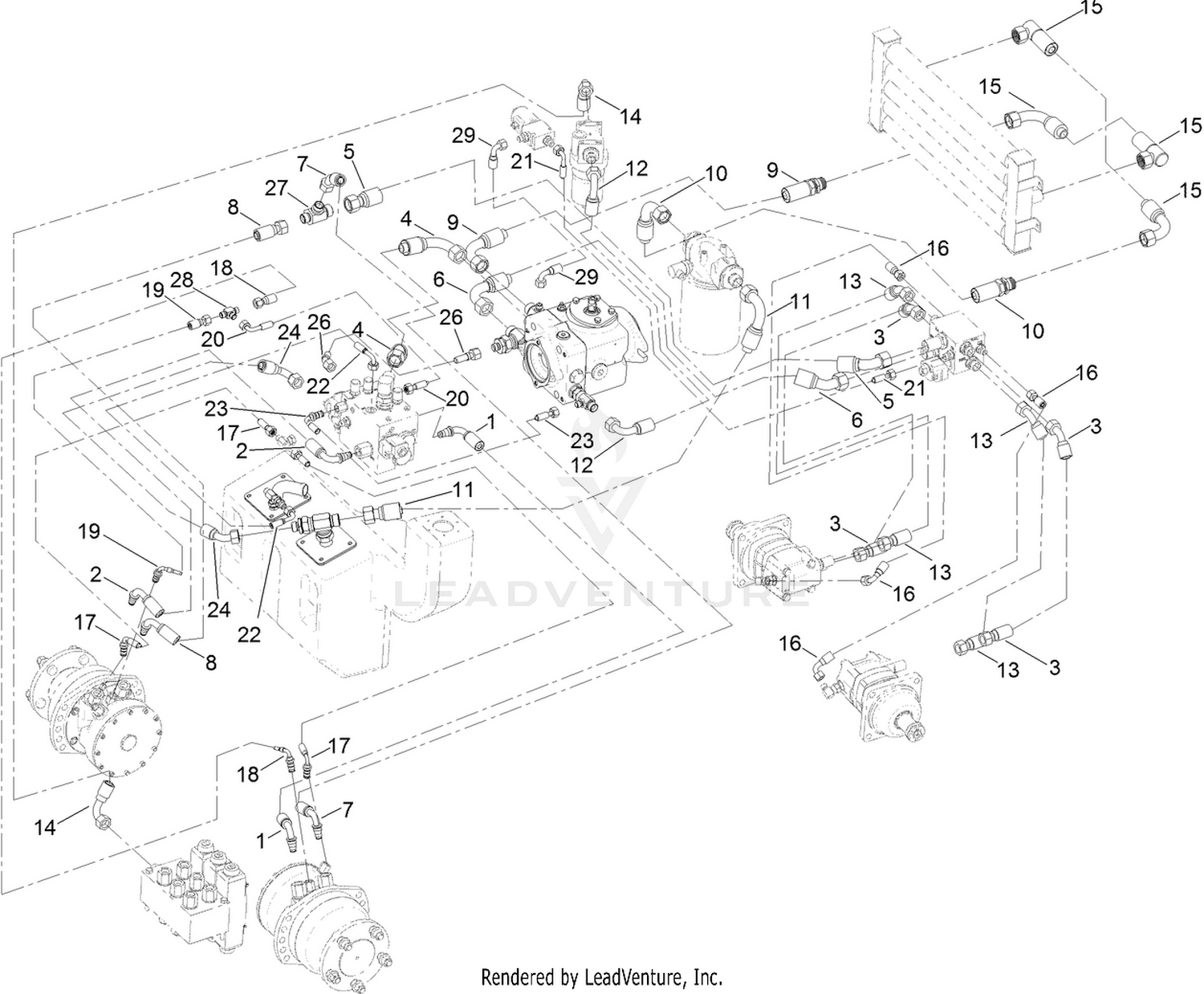 Transmission Hydraulic Circuit Assembly