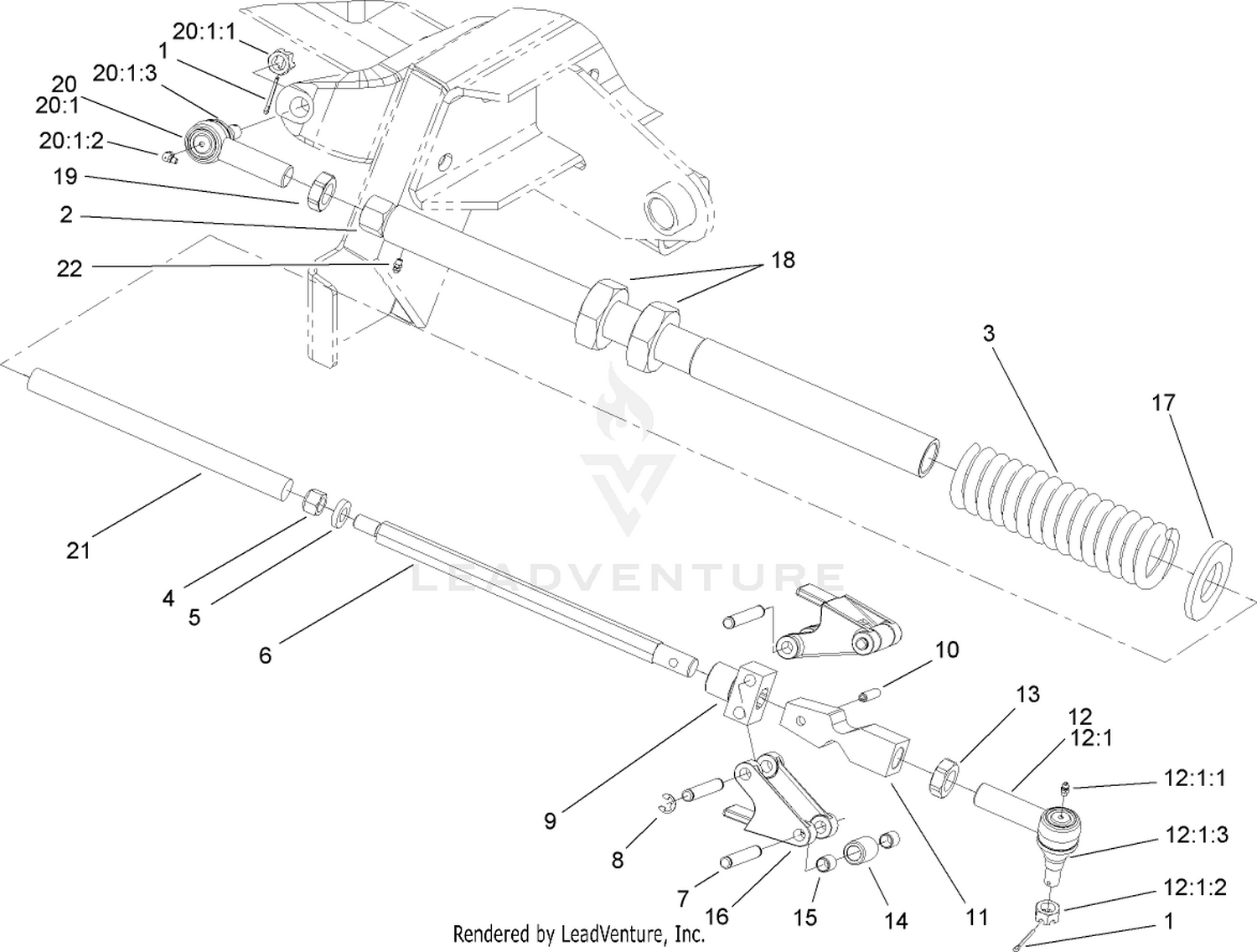 Wing Deck Latch Assembly