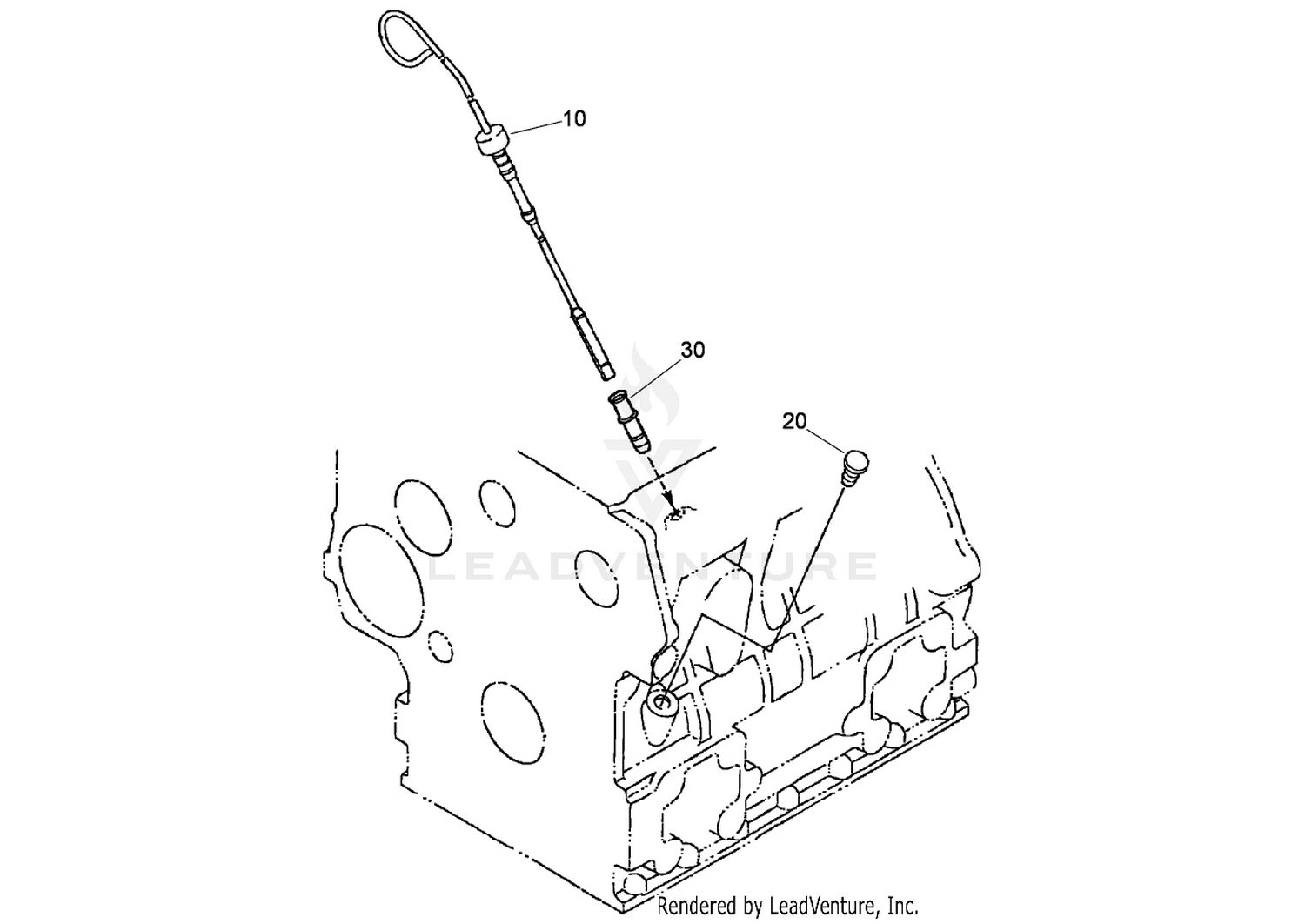 Dipstick and Guide Assembly