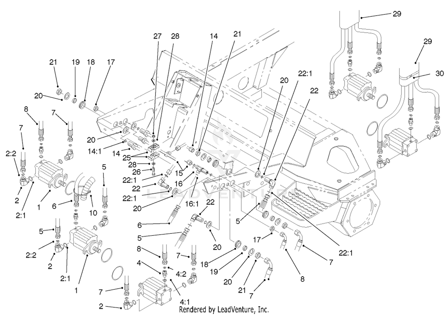 Reel Motor And Hose Assembly