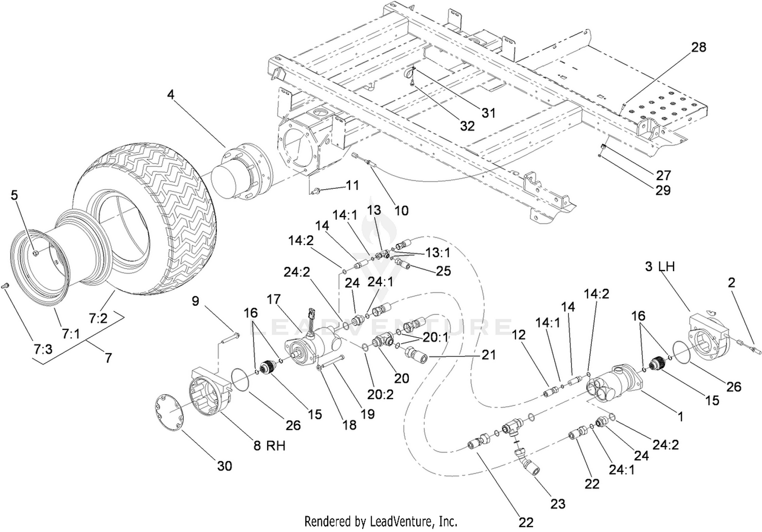 Rear Wheel Assembly