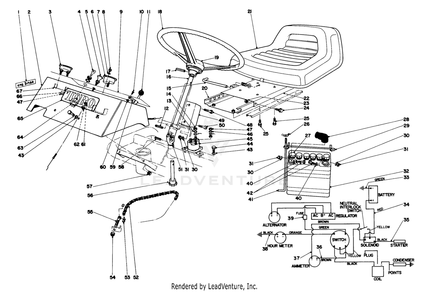 Instrument Panel And Wiring Diagram (continued)