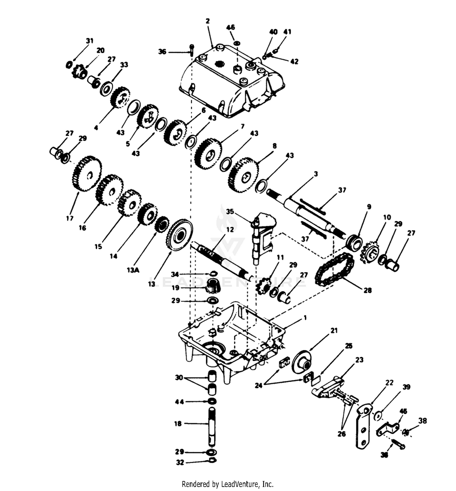 Transmission Peerless Model 700-025