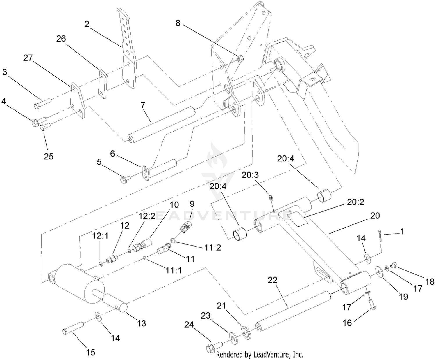 Rear Lift Arm Assembly