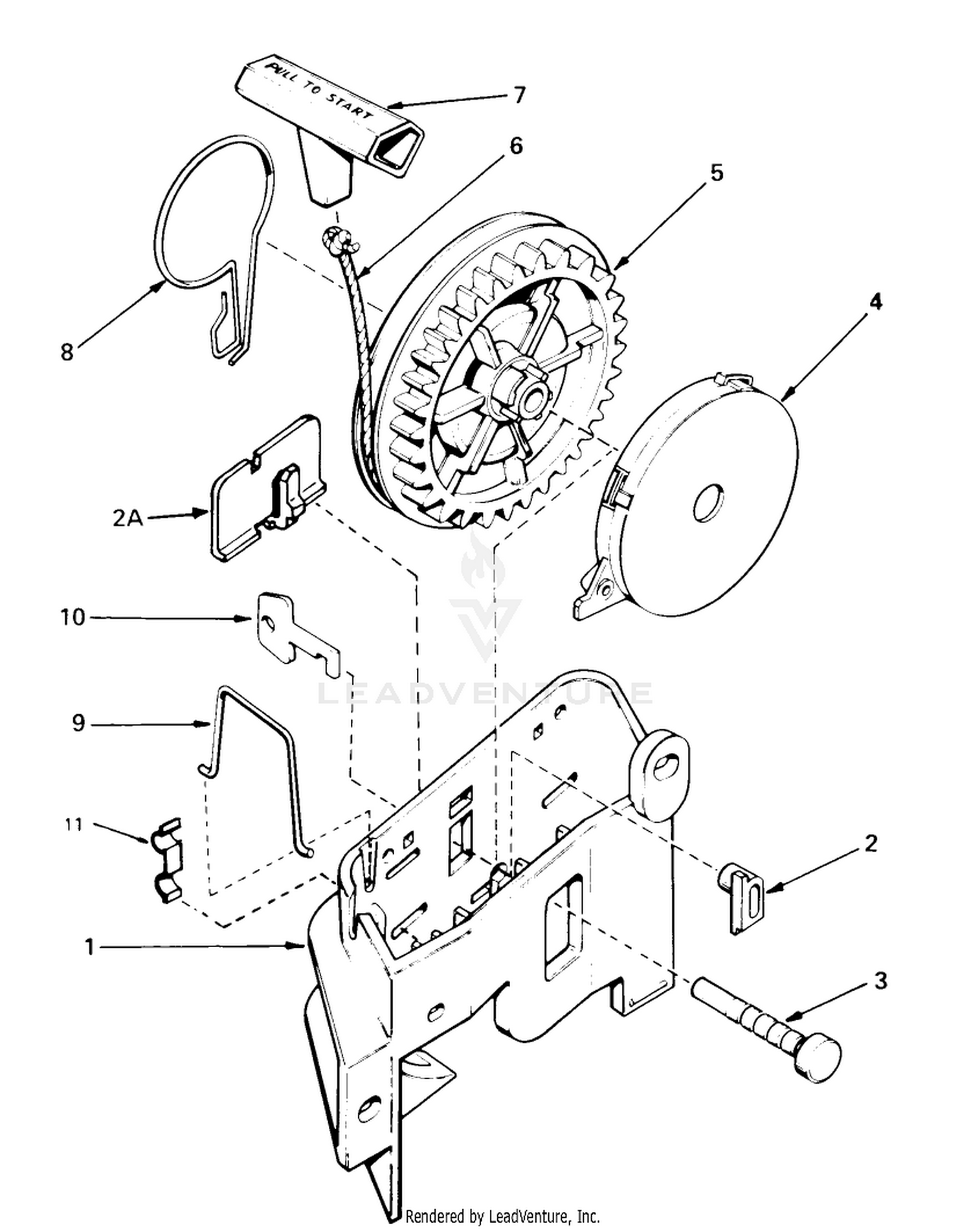 Rewind Starter No. 590531