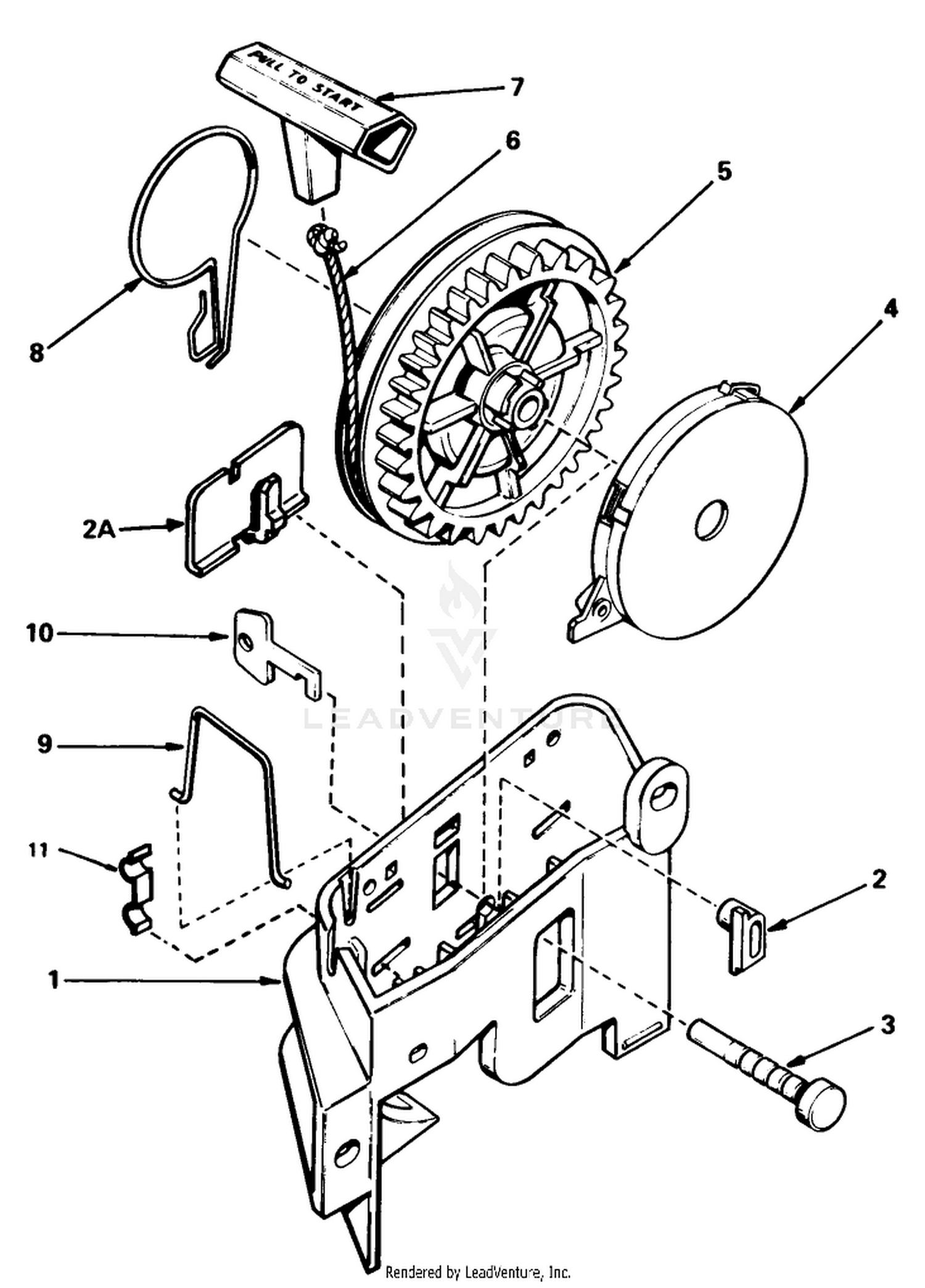 Rewind Starter No. 590531