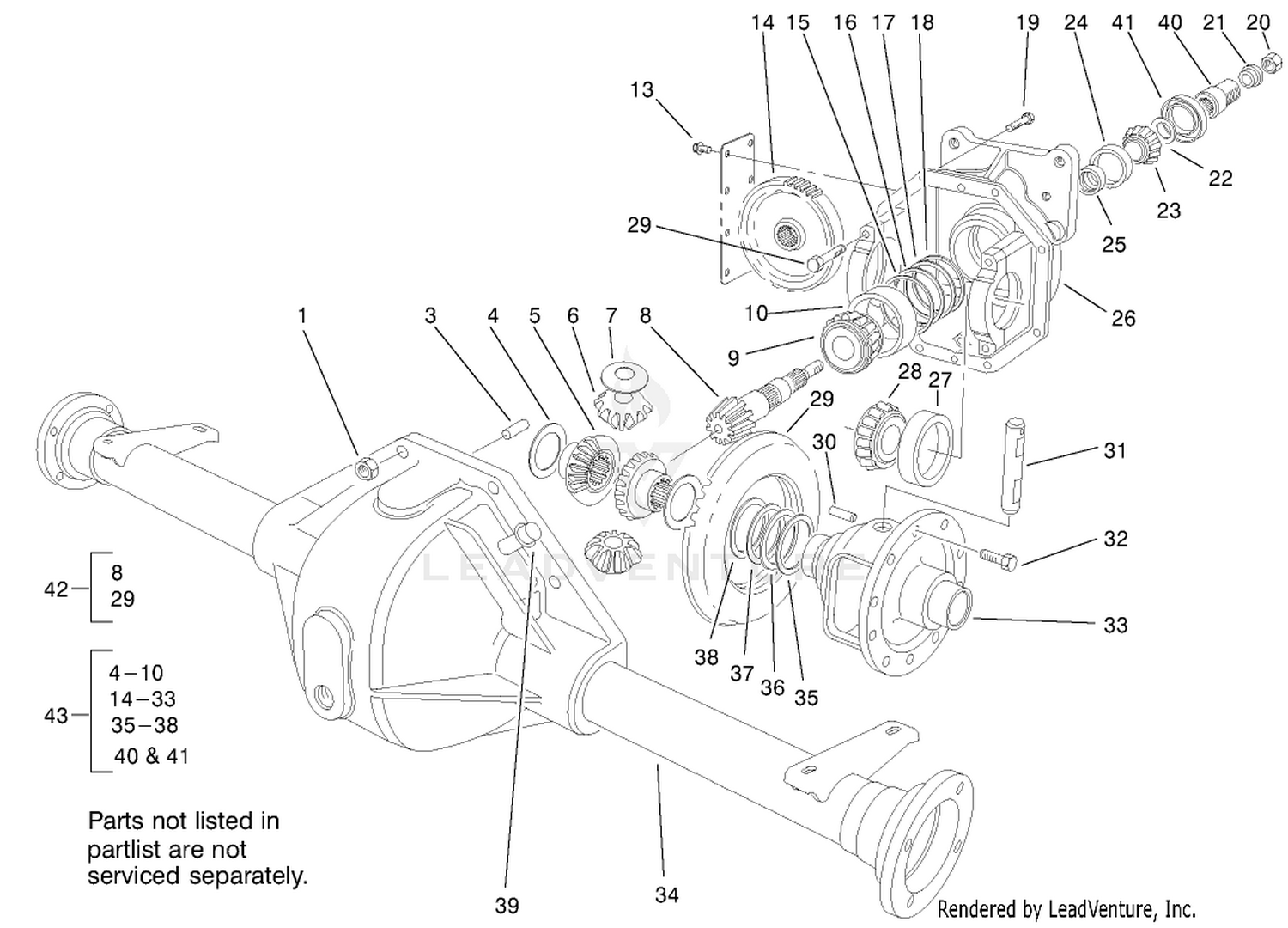 Axle Assembly No. 99-6981-03