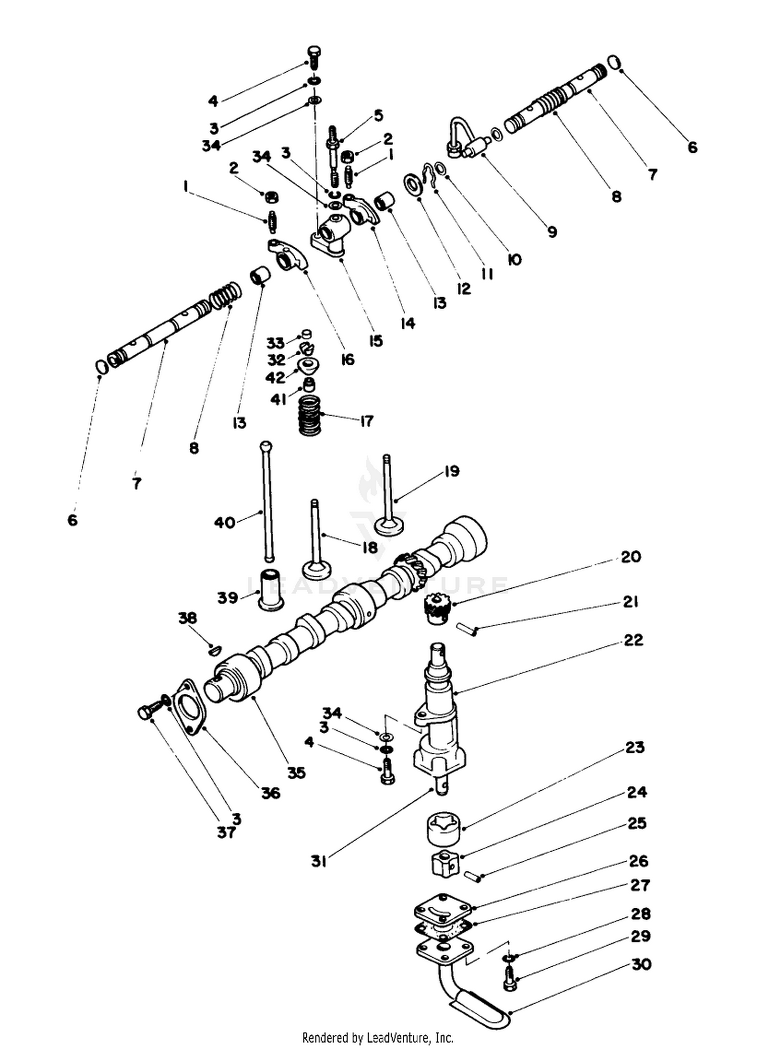 Valve, Camshaft  Pump Components