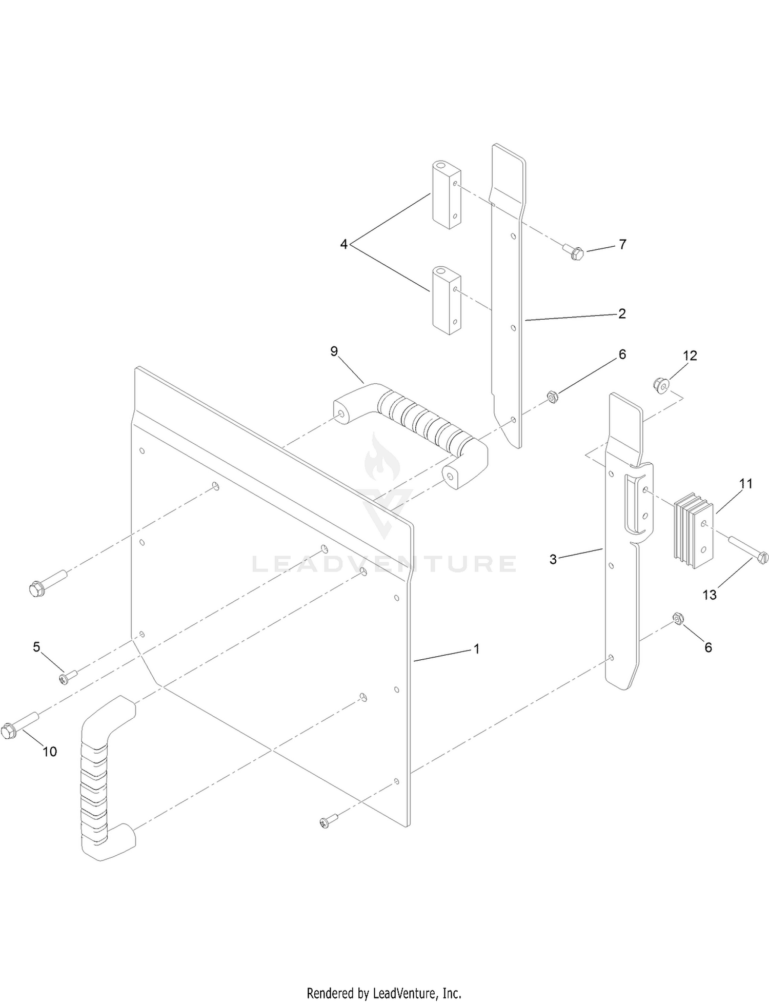 Half Door Assembly