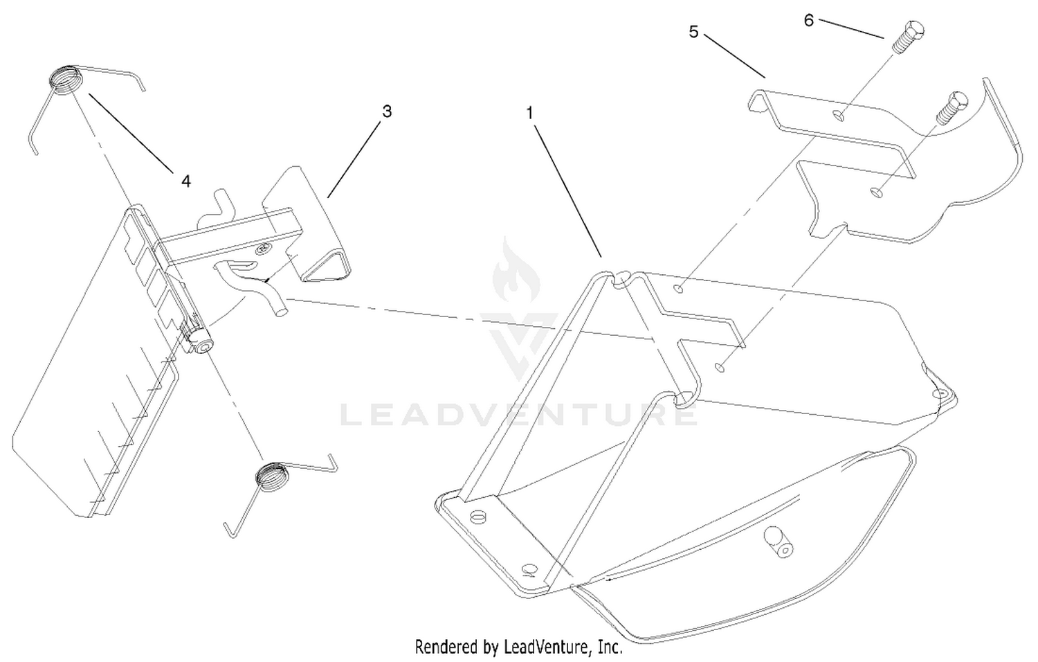 Discharge Chute Assembly Part No. 93=0274