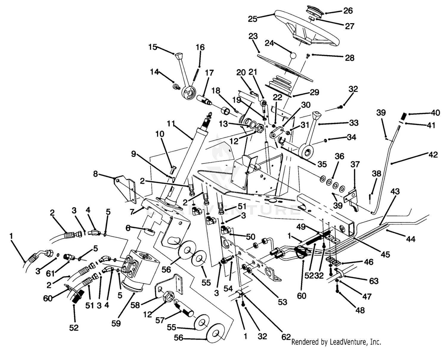 Steering Tower Assembly