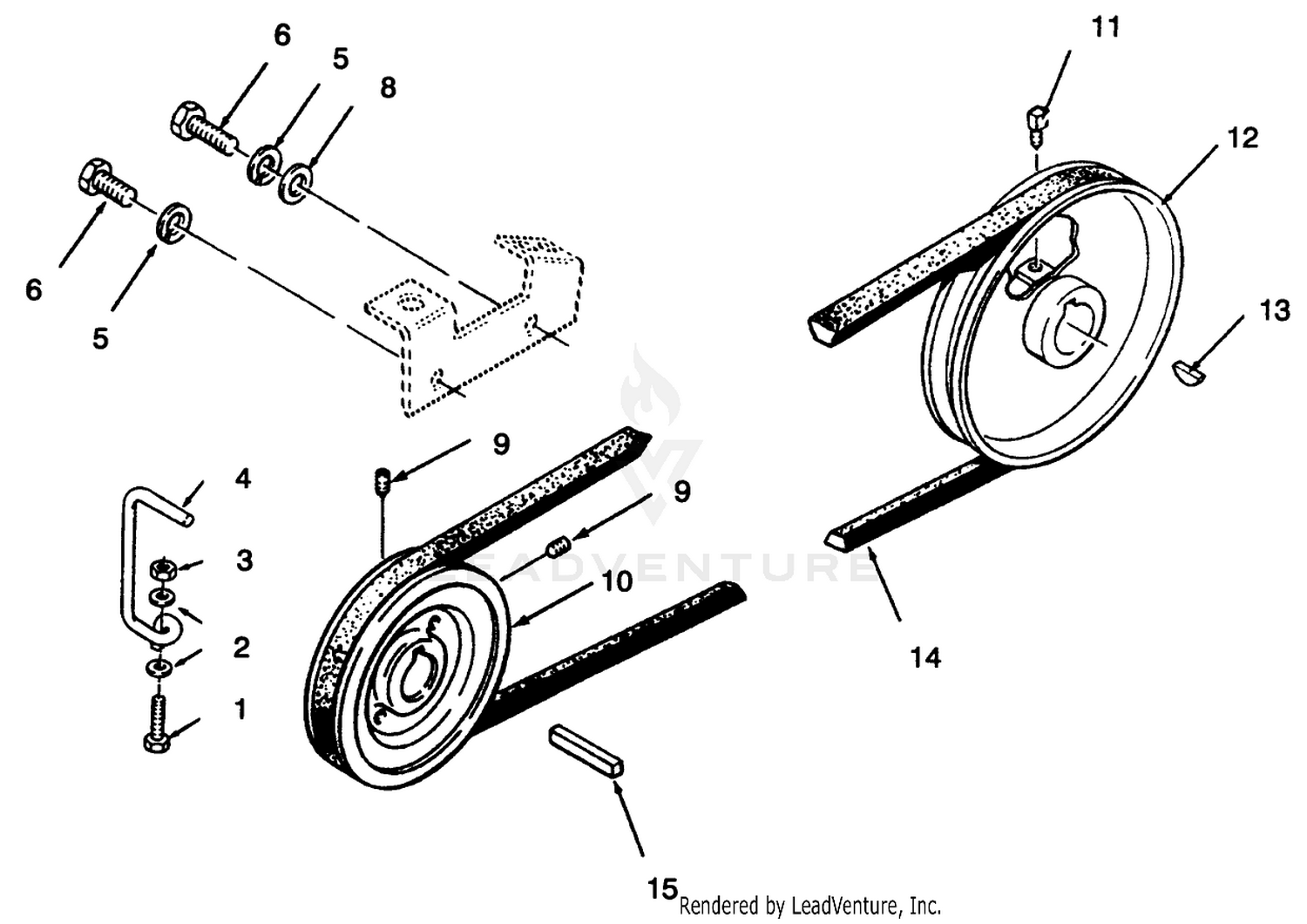 Drive Belt And Pulleys