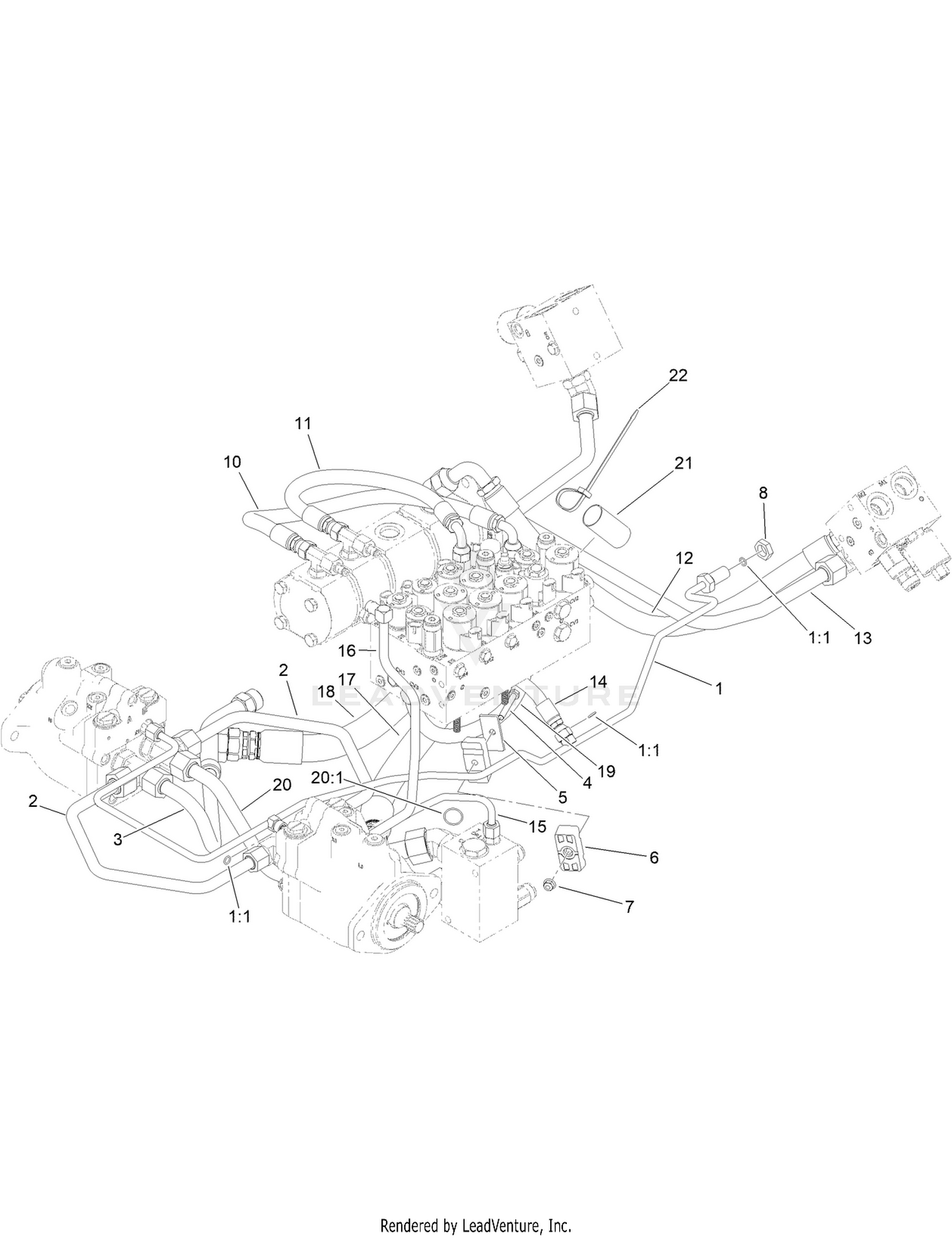 Traction Hydraulic Assembly