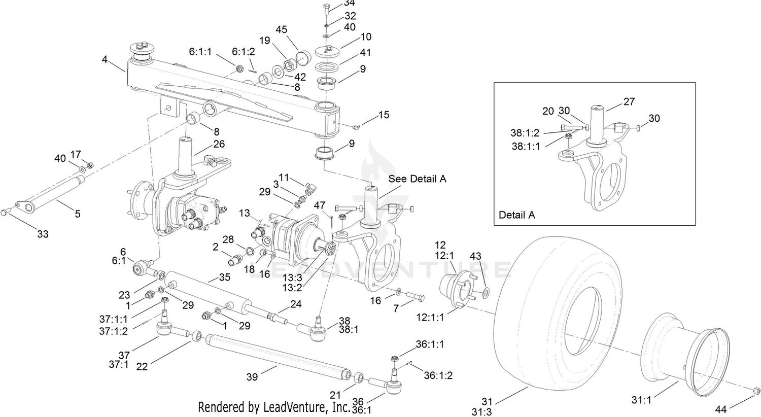 Rear Axle Assembly