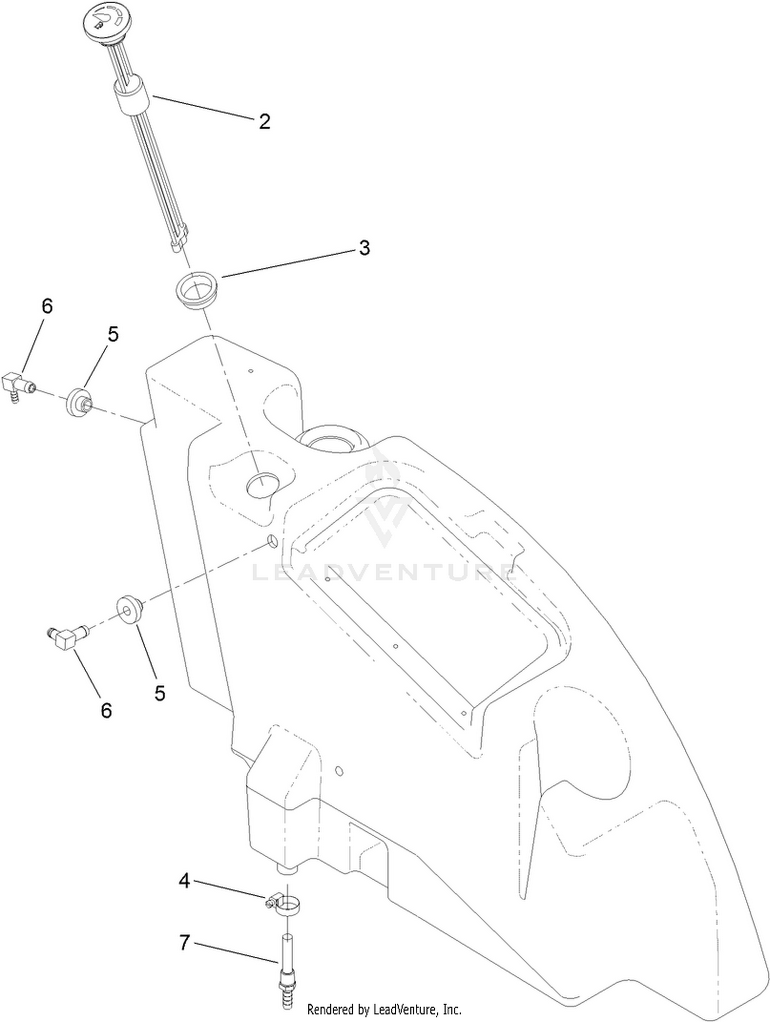 LH Fuel Tank Assembly No. 131-5509
