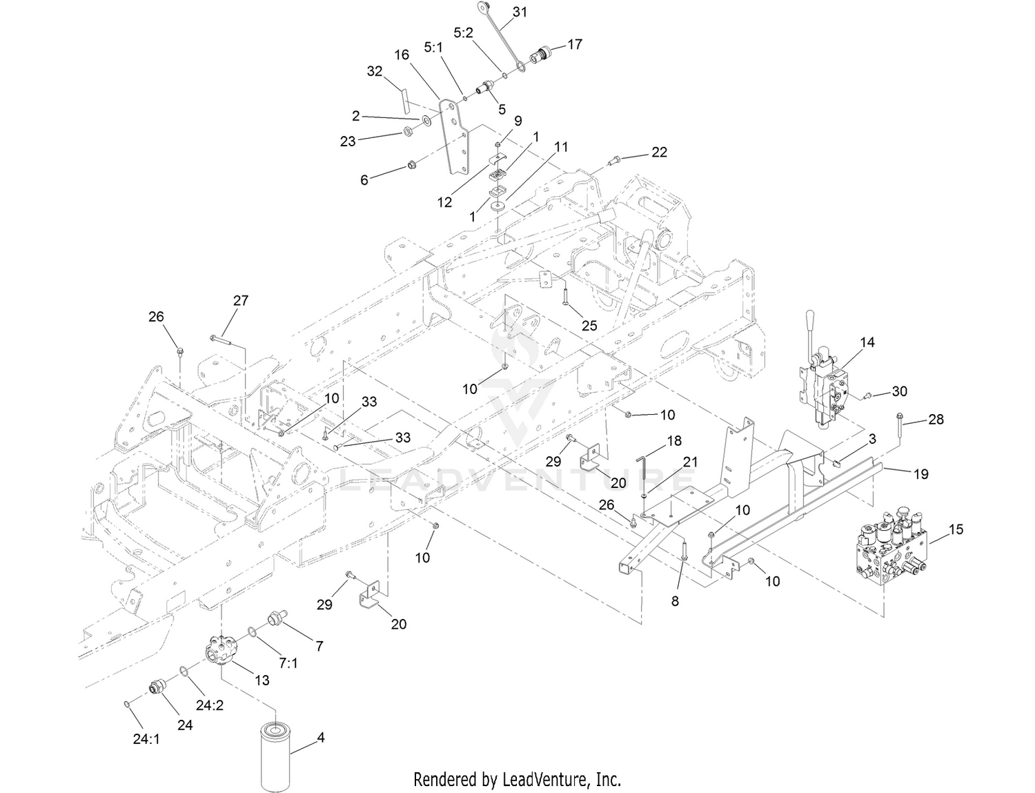Manifold, Filter and Auxiliary Valve Assembly