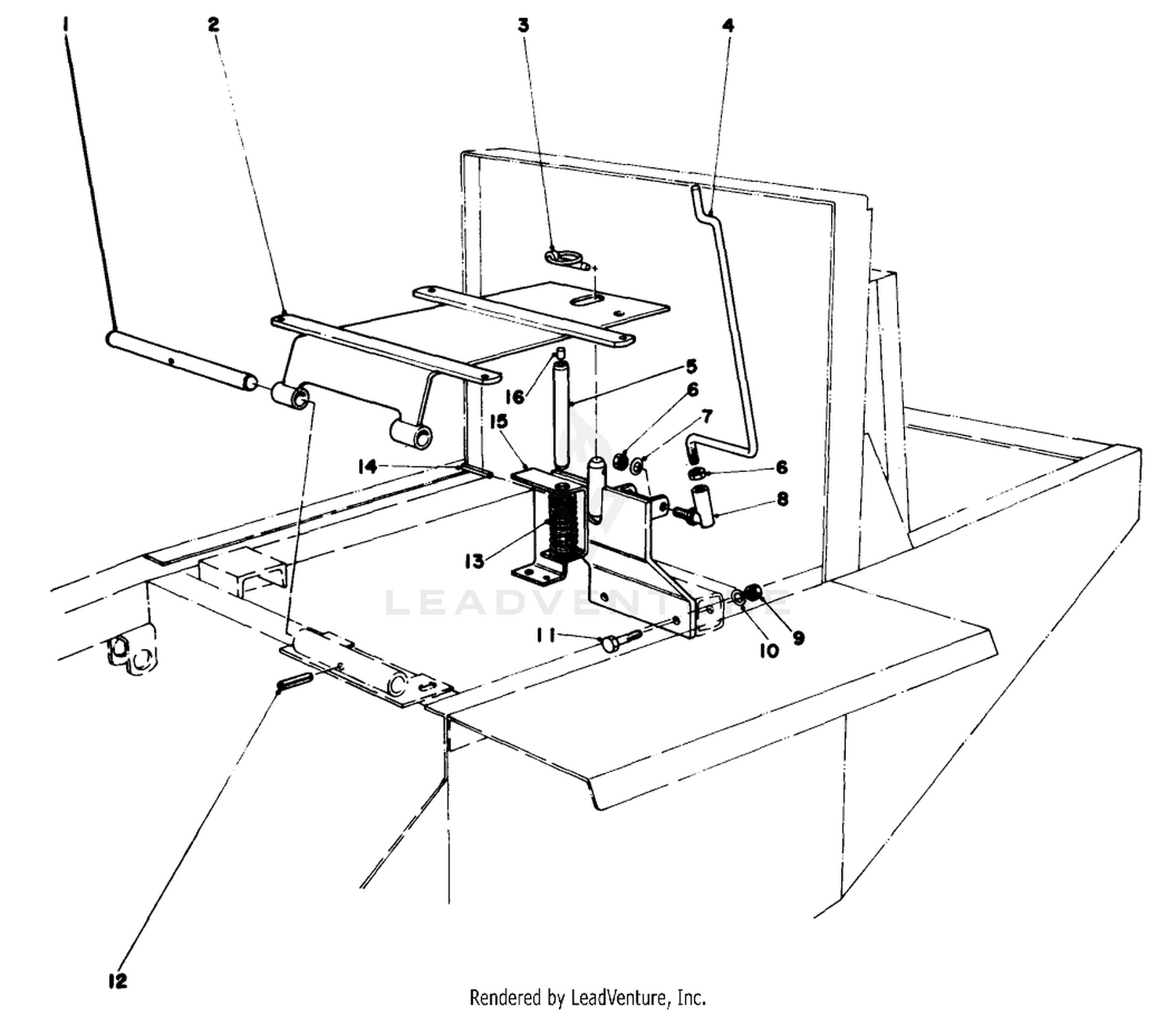 Standard Seat Kit Model No. 30785 (continued)