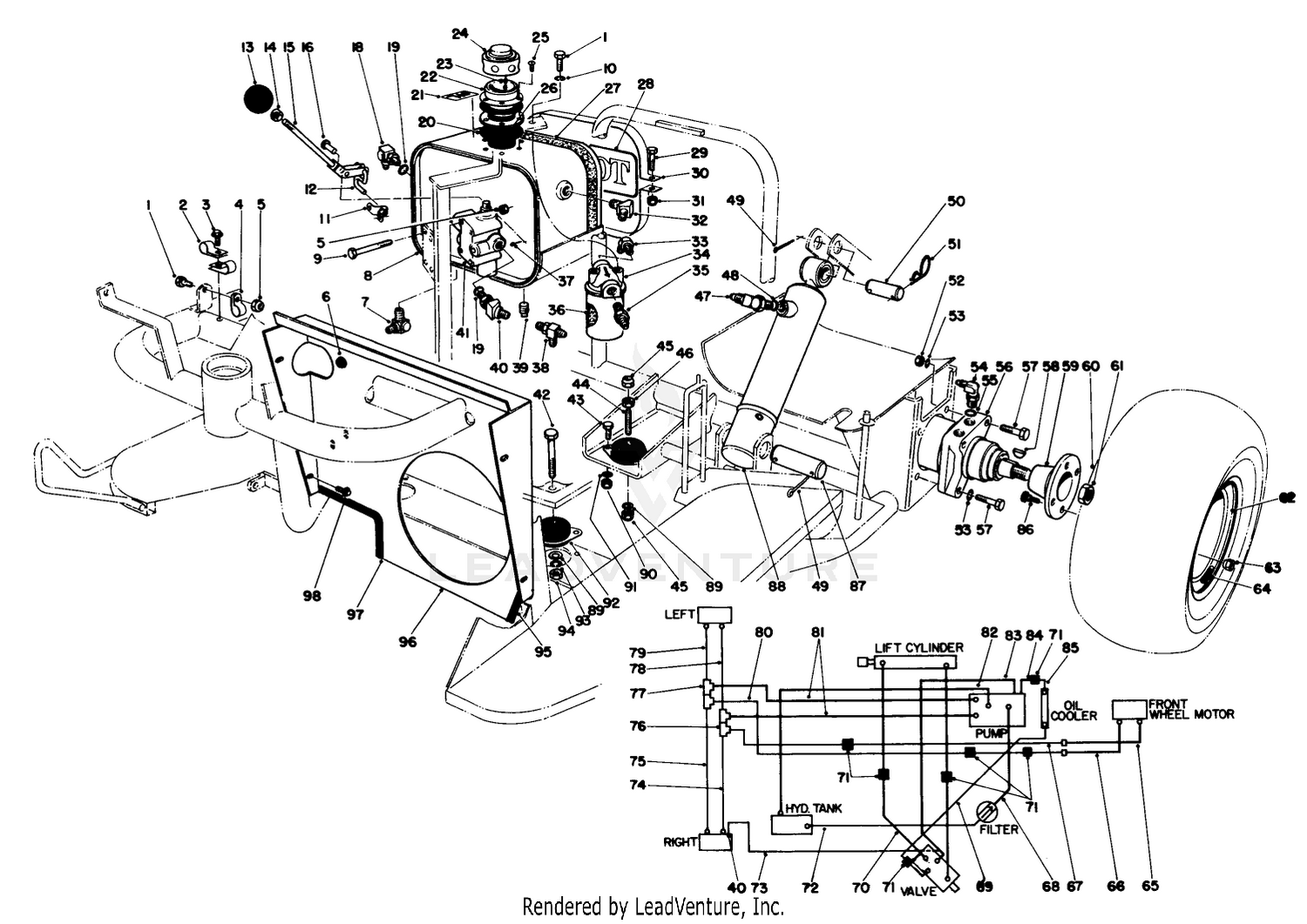 Hydraulic Tank And Systems Diagram