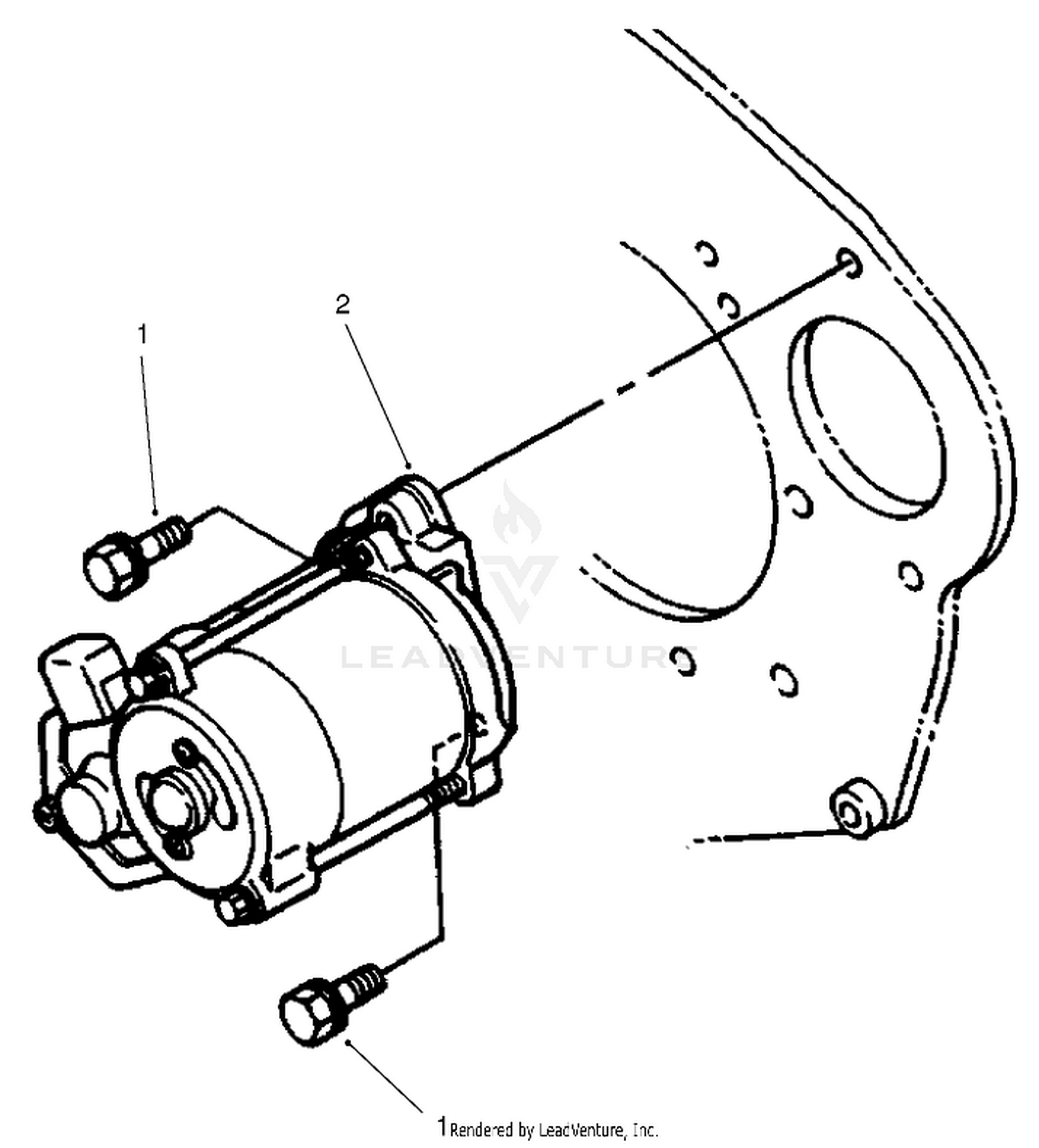 Starter Mount Assembly