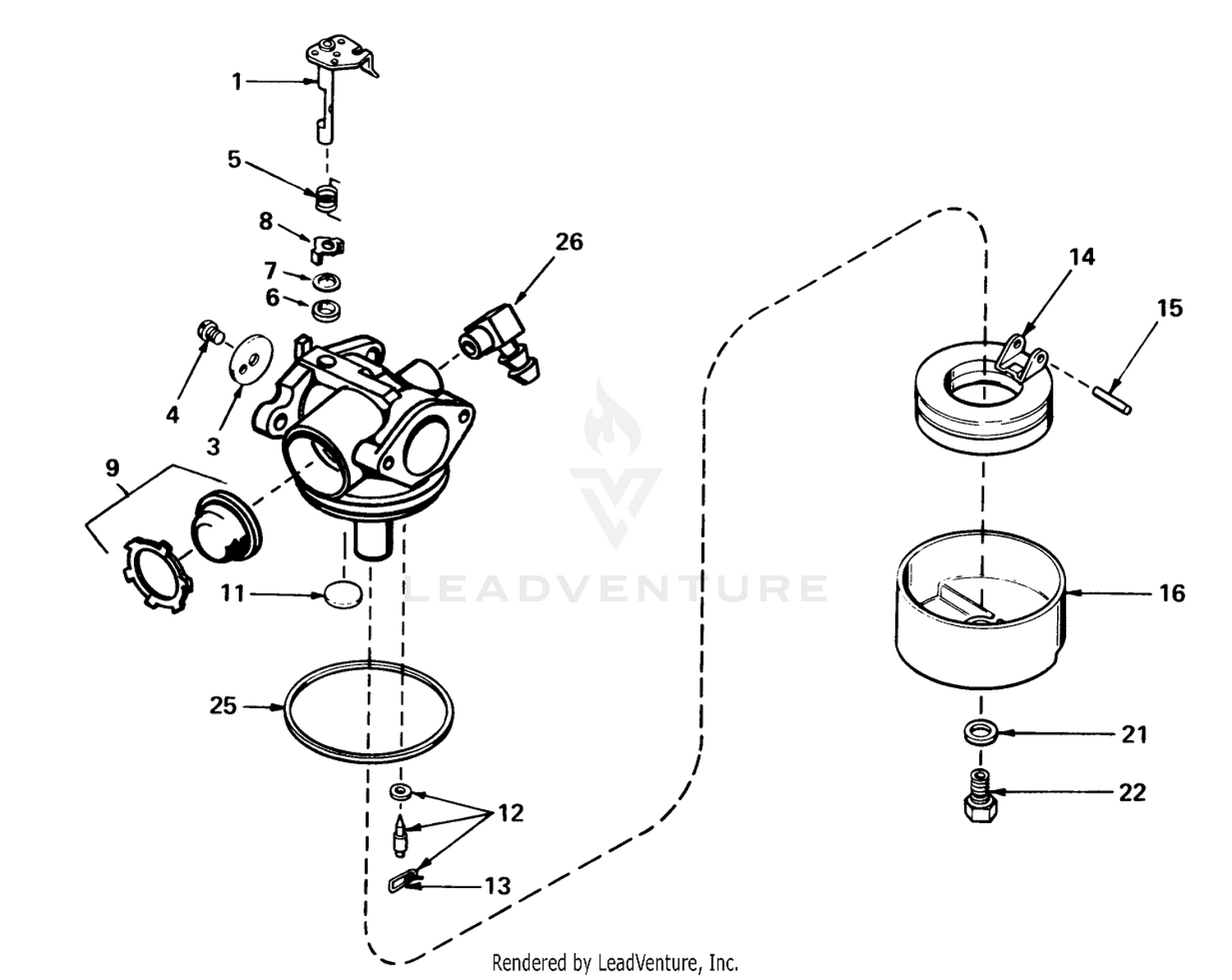 Carburetor No. 632050