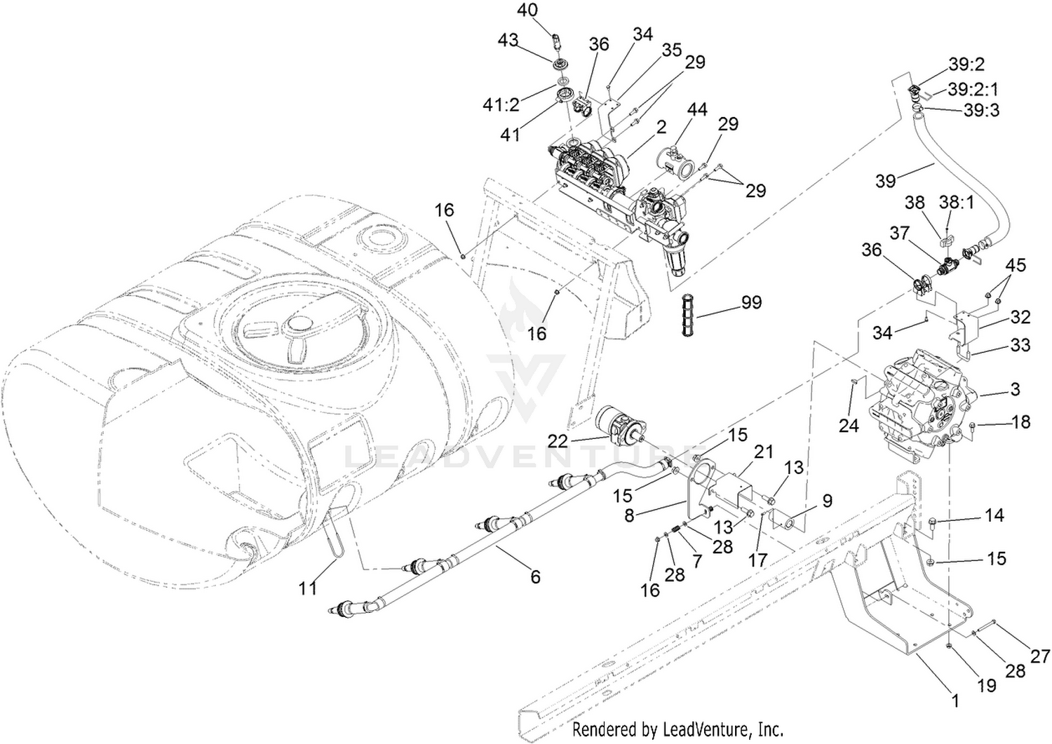 Spray Pump and Valve Assembly