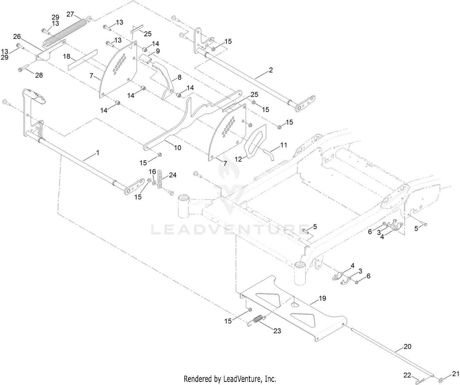 Deck Lift Assembly