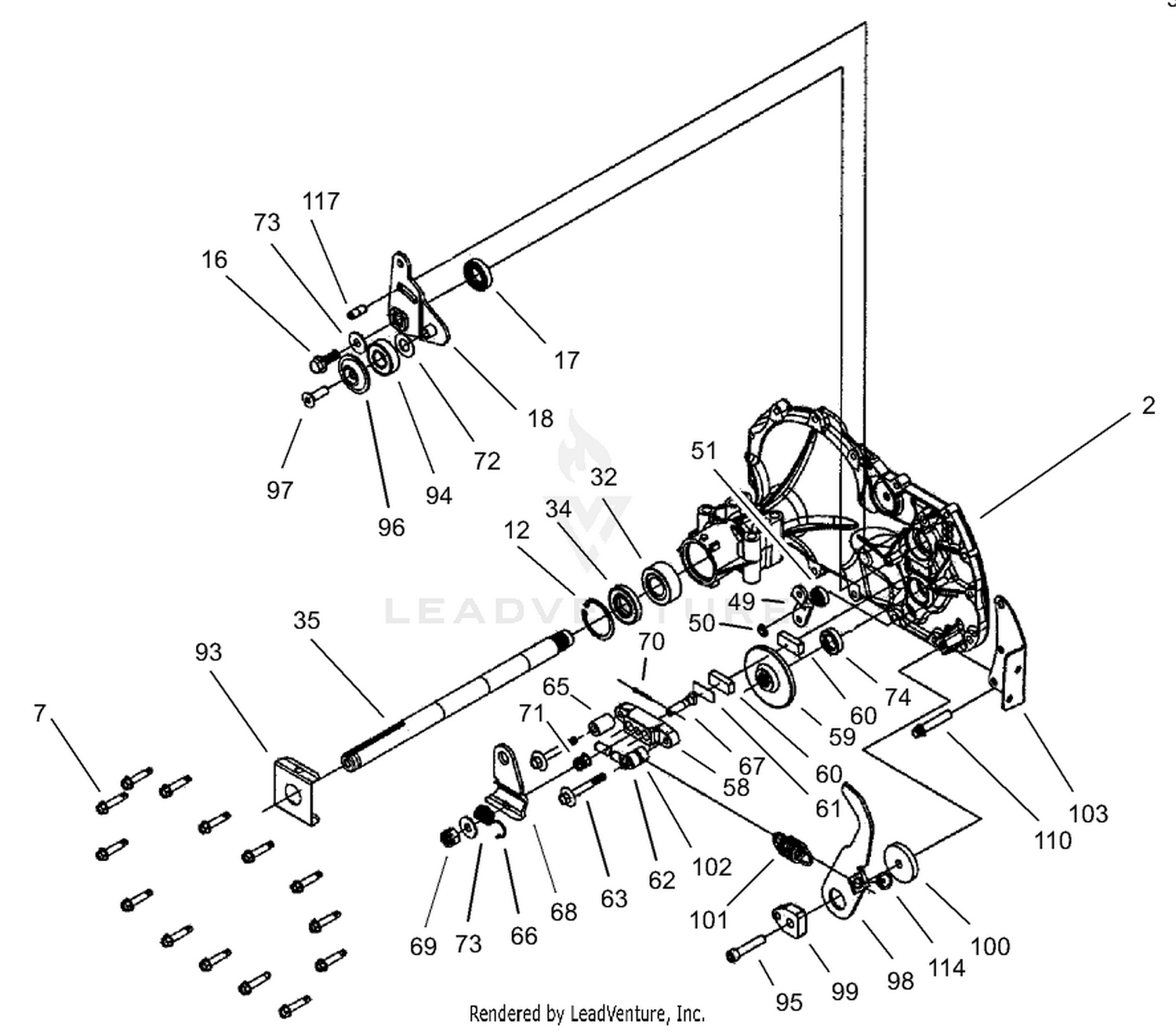 Hydro Transaxle-Assembly No. 106-1840