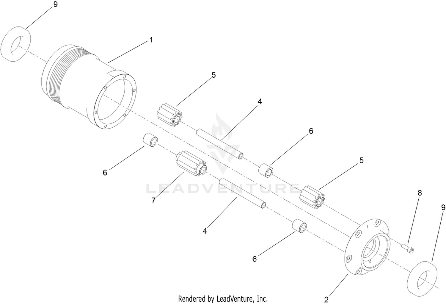 Differential Assembly No. 115-6711