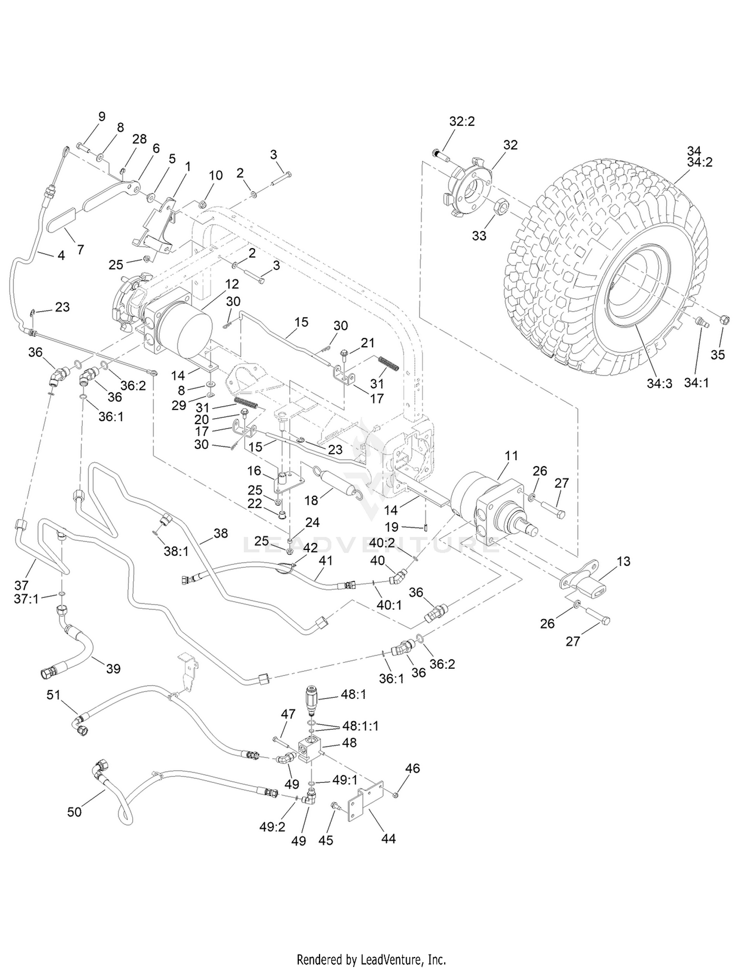Rear Wheel Assembly