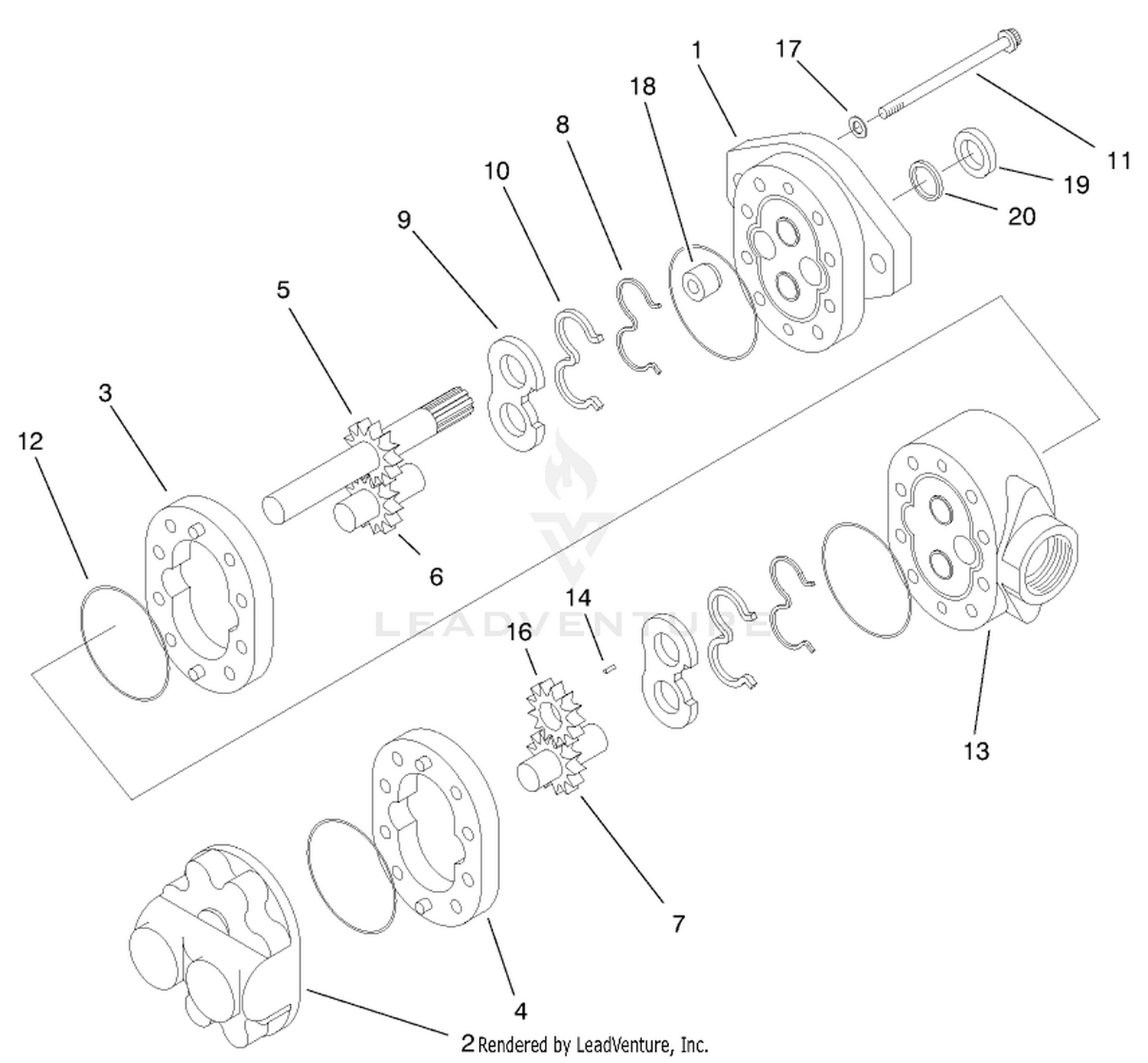 Gear Pump Assembly No. 95-8601