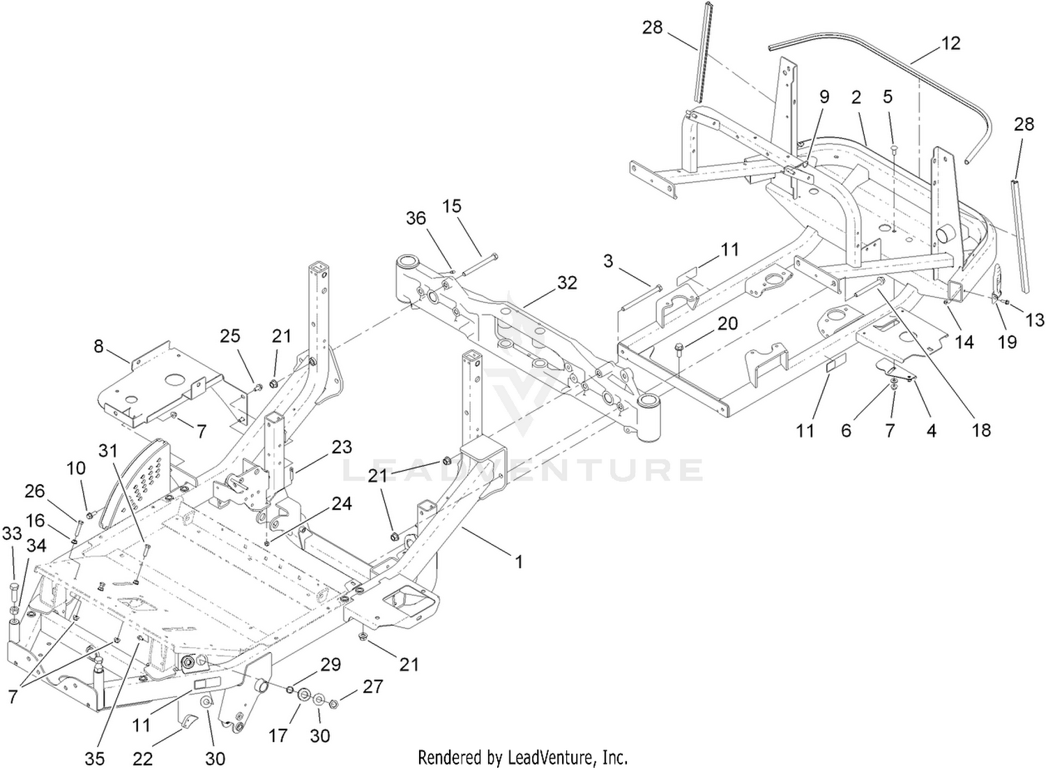 Frame And Axle Assembly