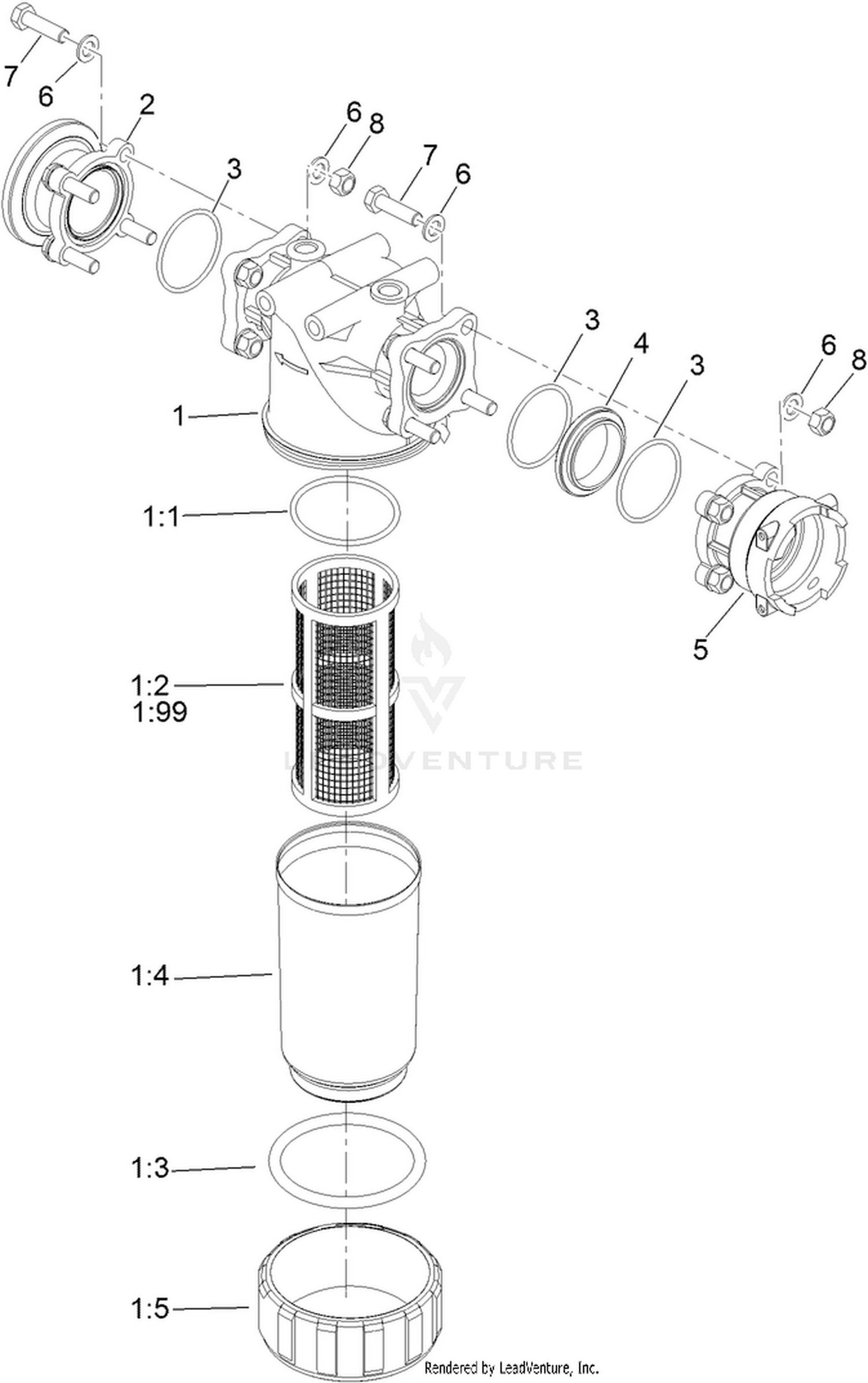 Pressure Filter Assembly No. 127-9721