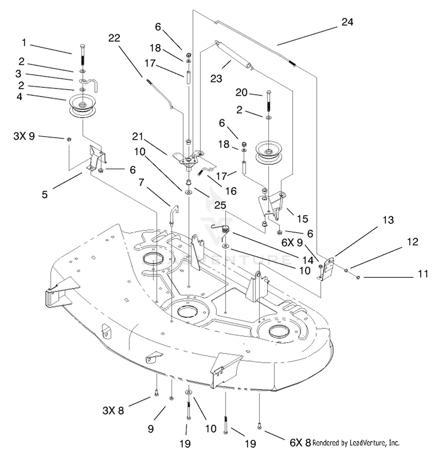 Idler And Brake Assembly