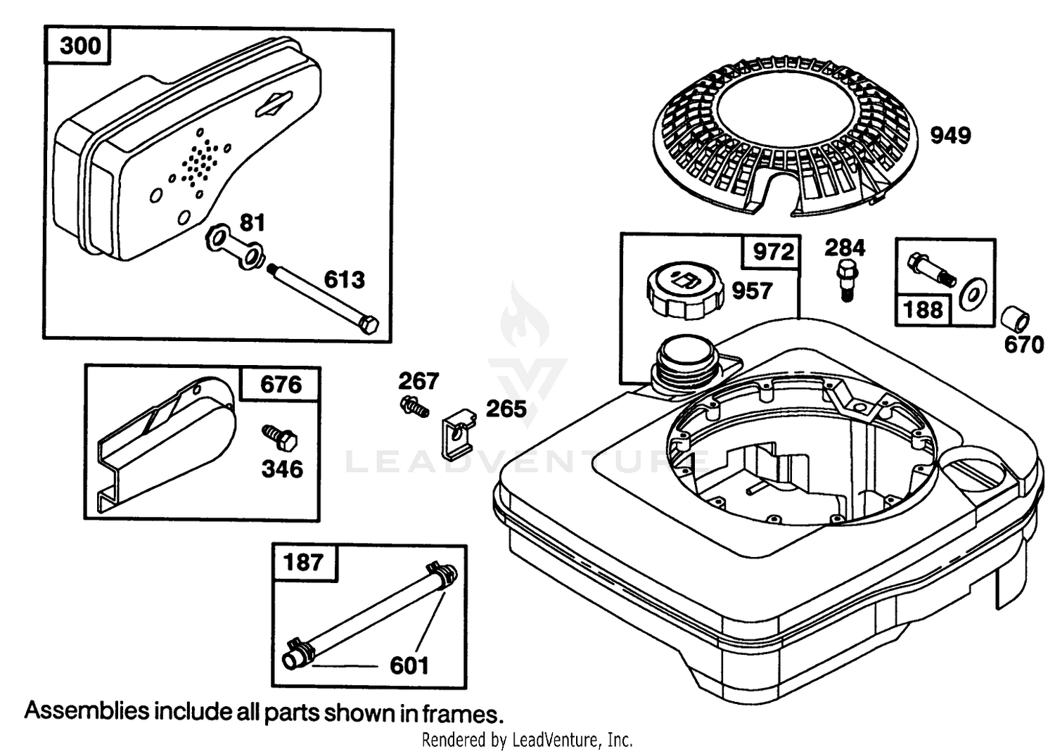 Engine Briggs  Stratton Model 122702-3171-O1
