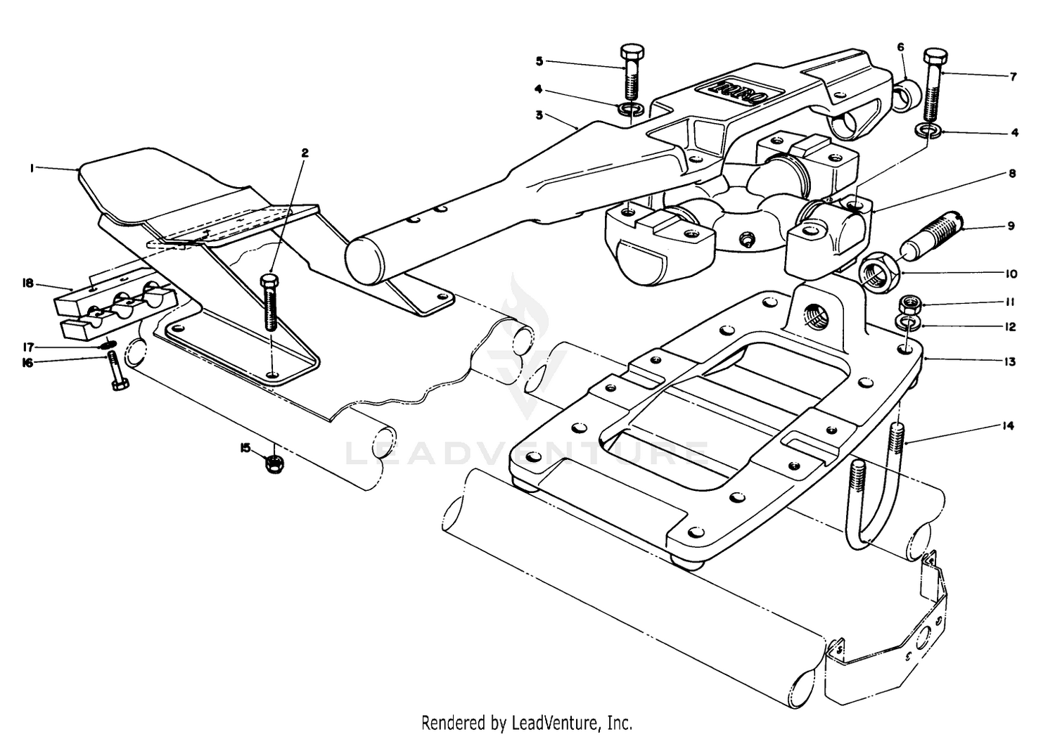 Cutting Unit Flotation Kit Model No. 03760 (continued) (cutting Units No. 4  5)