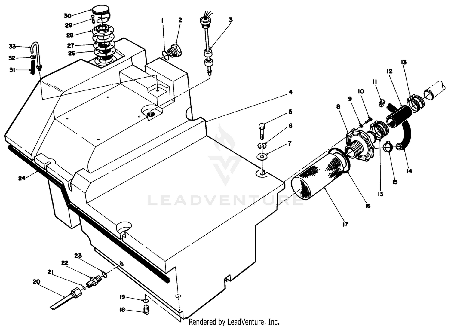 Hydraulic Tank Assembly