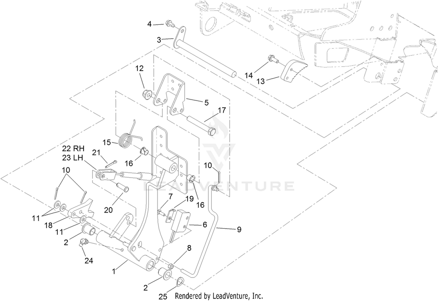 Brake Pedal Assembly