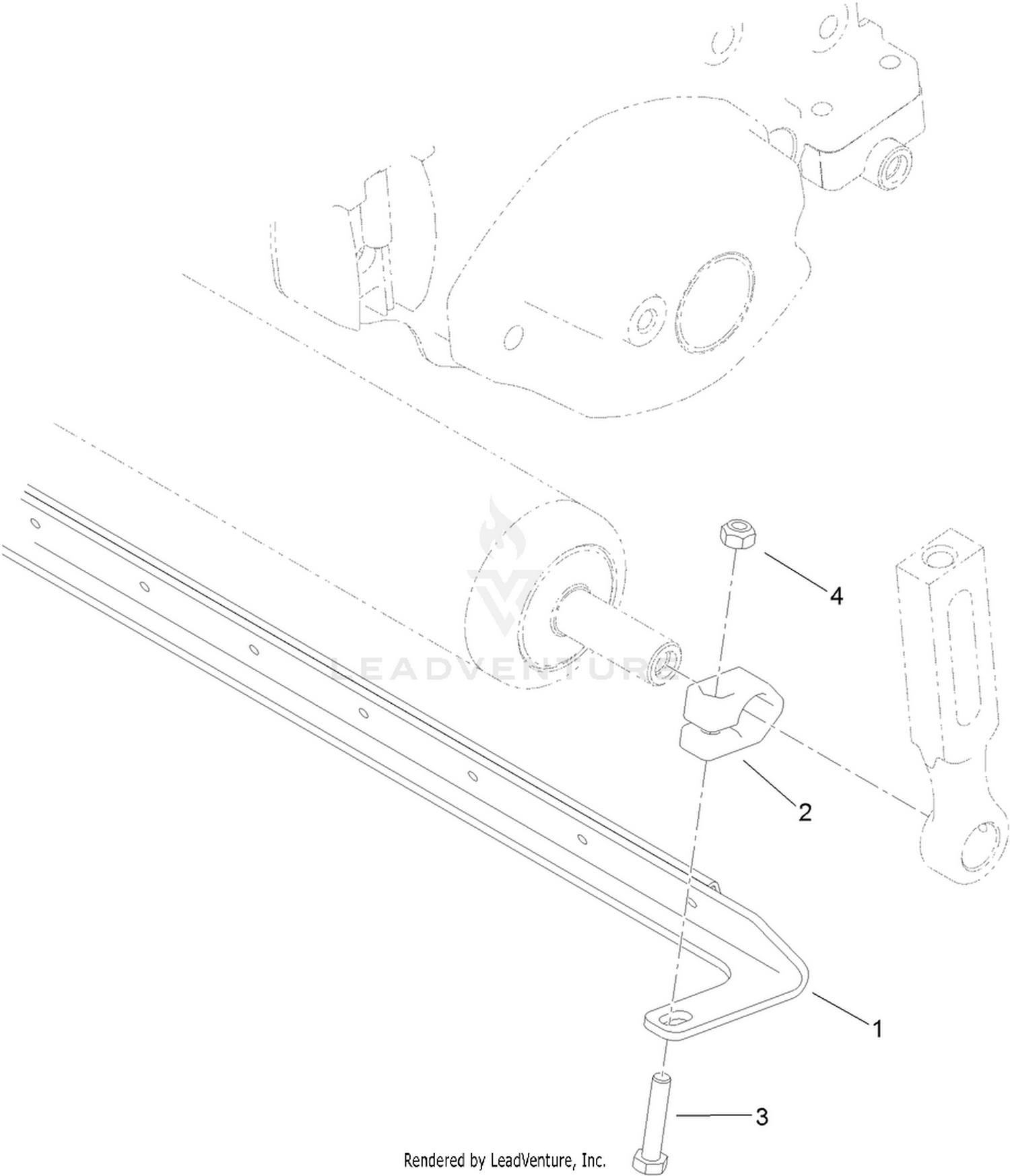 21 Inch Full Scraper Comb Assembly No. 115-7382