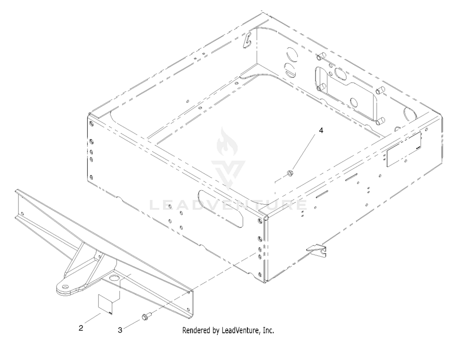 Heavy-Duty Rear Hitch Assembly