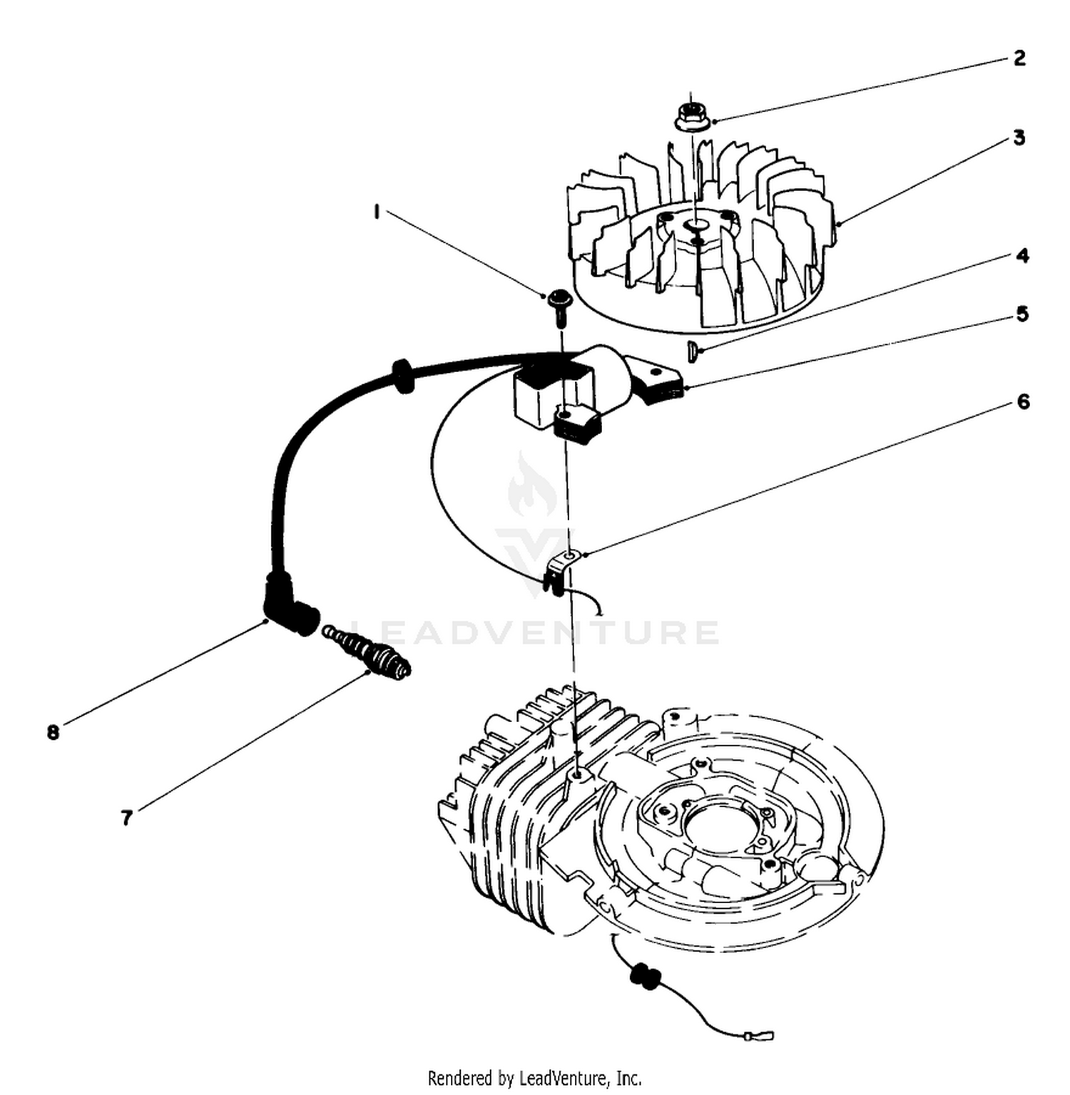 Flywheel  Magneto Assembly