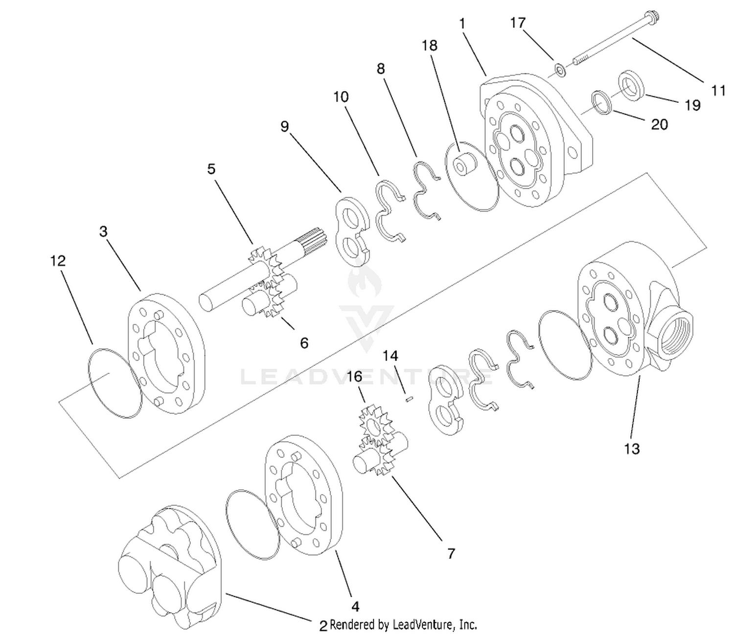 Gear Pump Assembly No. 95-8601
